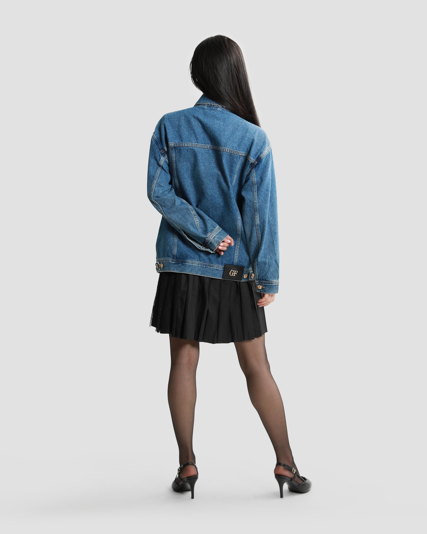 Logo Print Denim Jacket