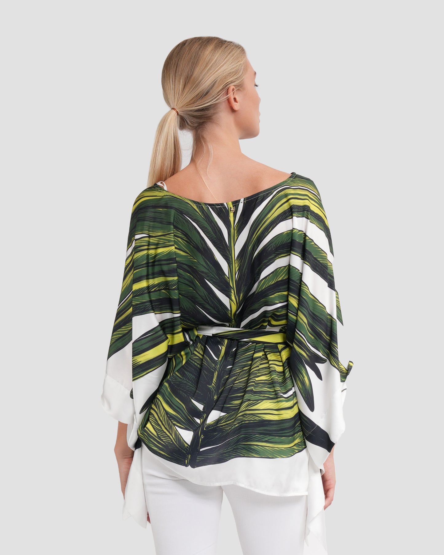 Palm Leaf Printed Blouse