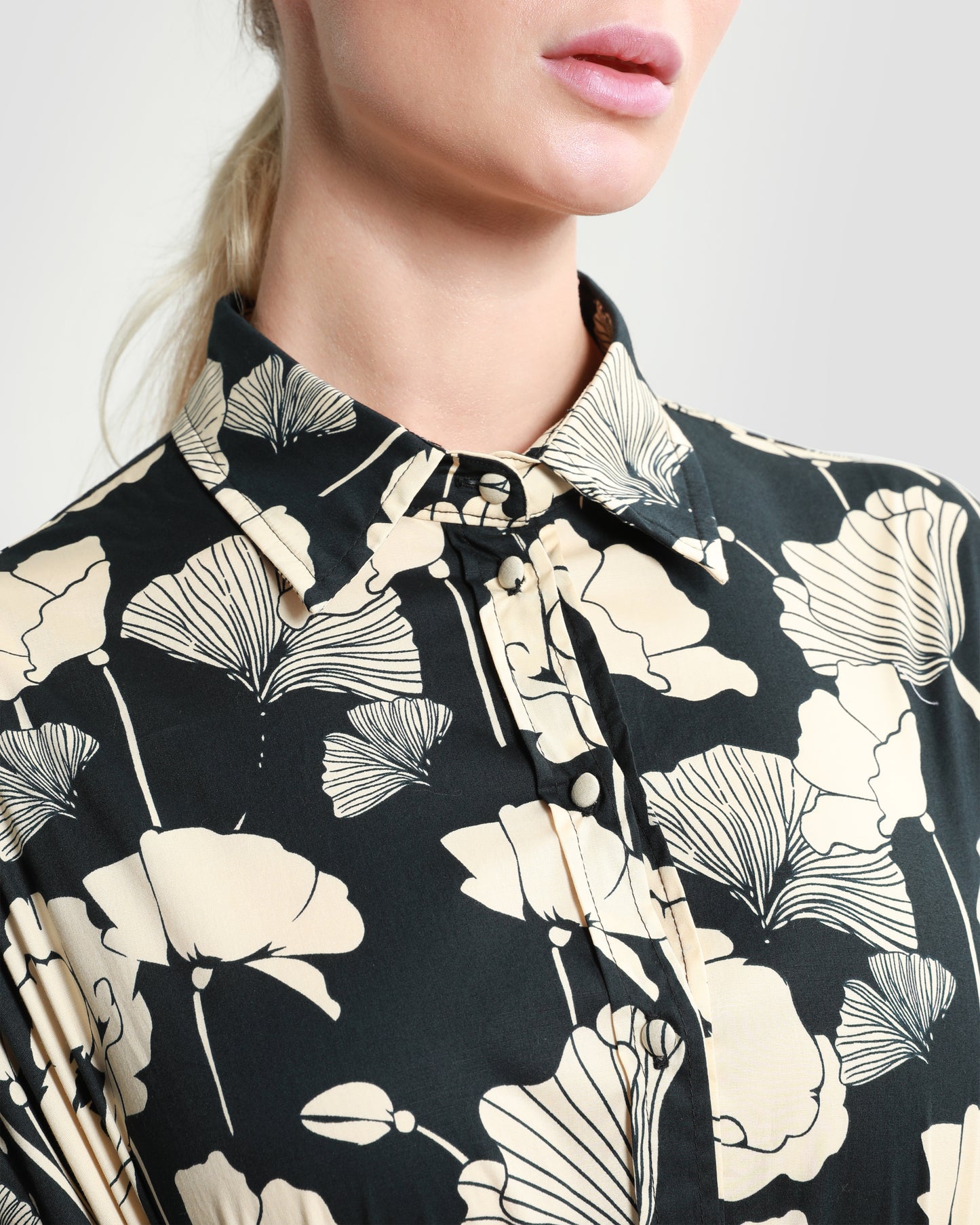 Poppy Floral Tie Top