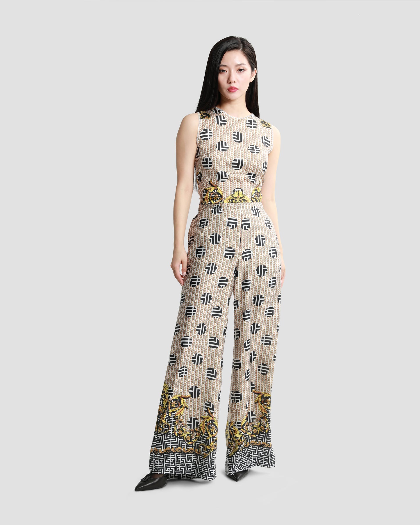 Geometric Baroque Trouser