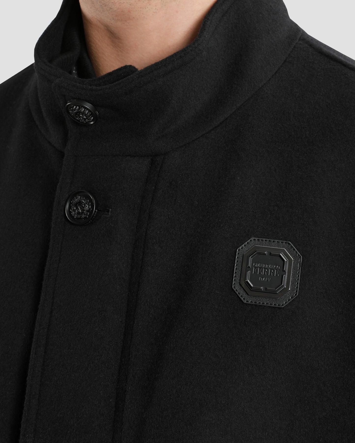 Embroidered Back Short Coat