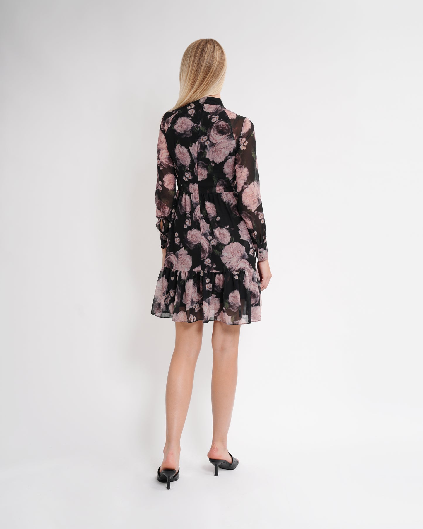 Peony Daisy Floral Dress