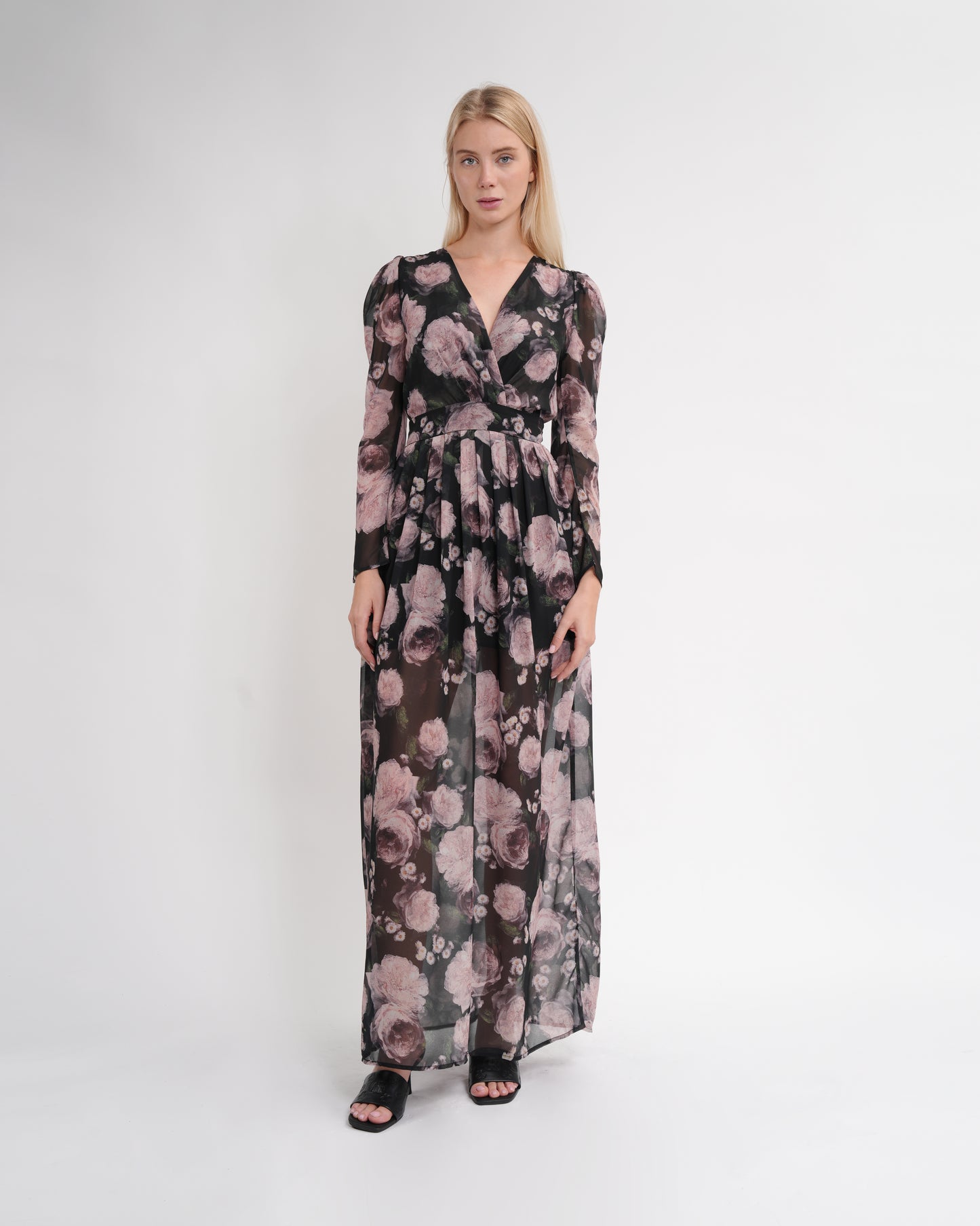 Peony Floral Maxi Dress