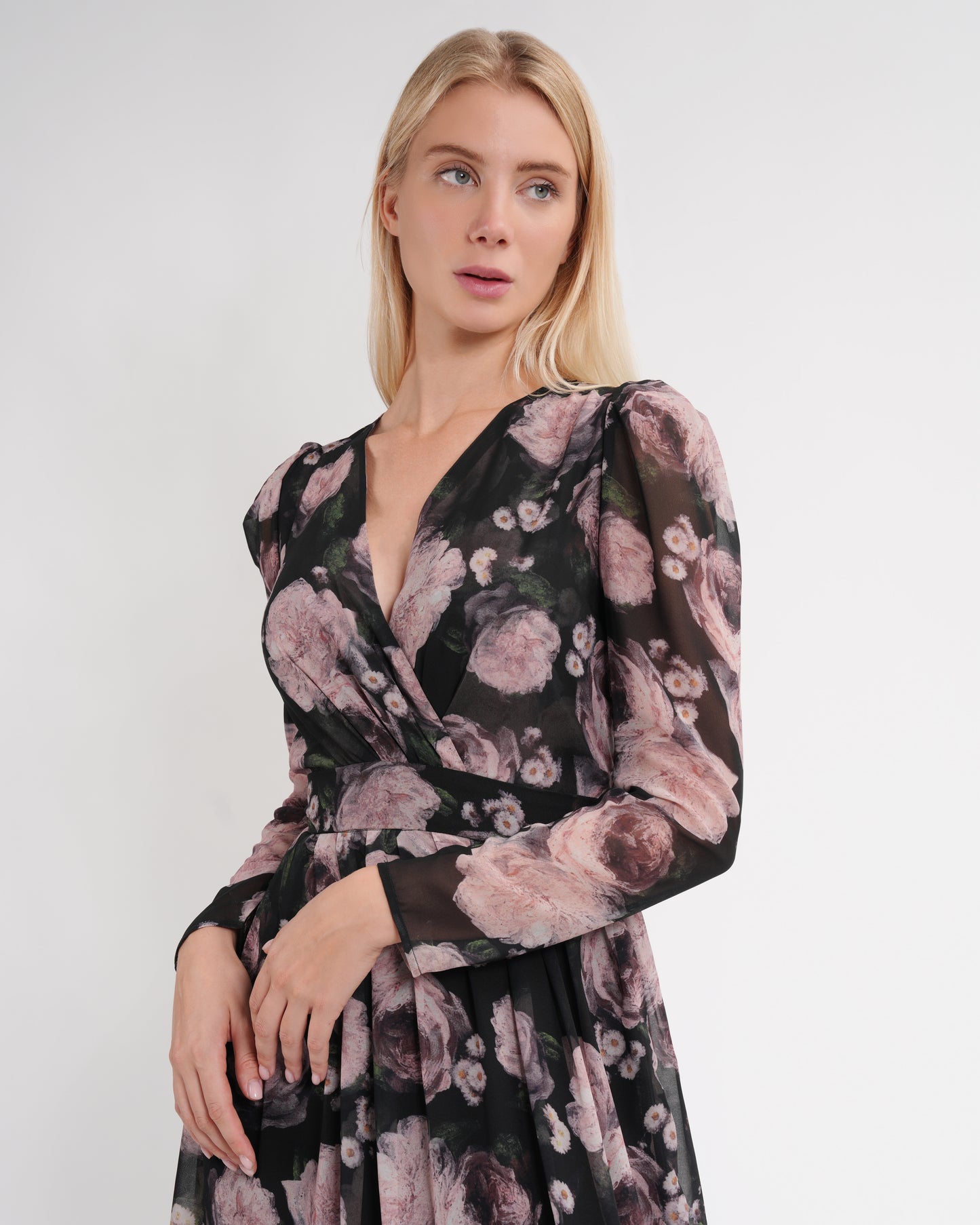 Peony Floral Maxi Dress