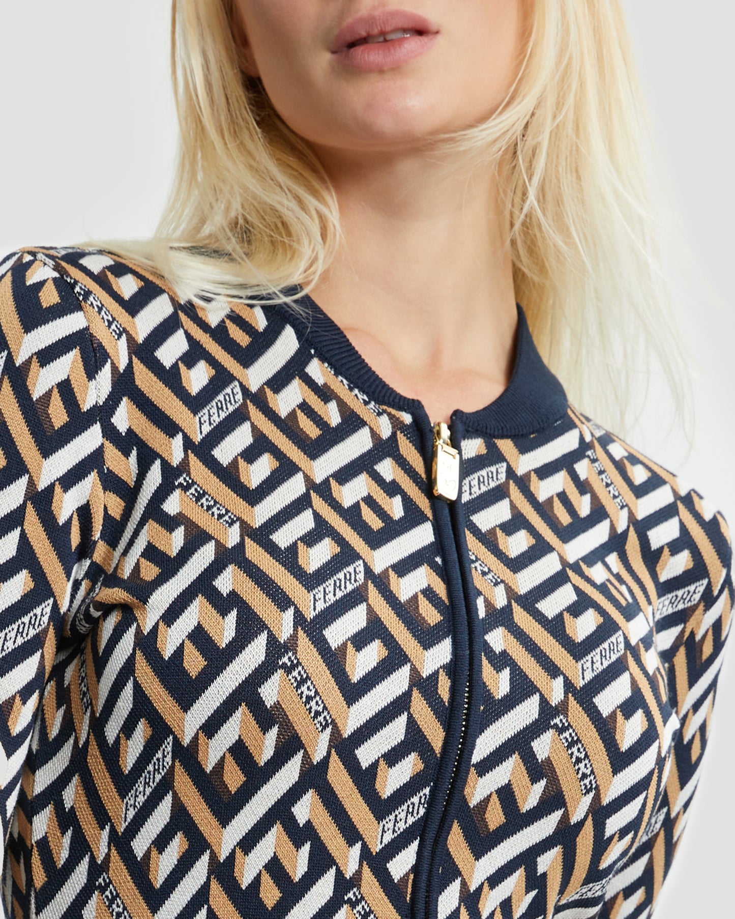 Monogram Sash Waist Dress