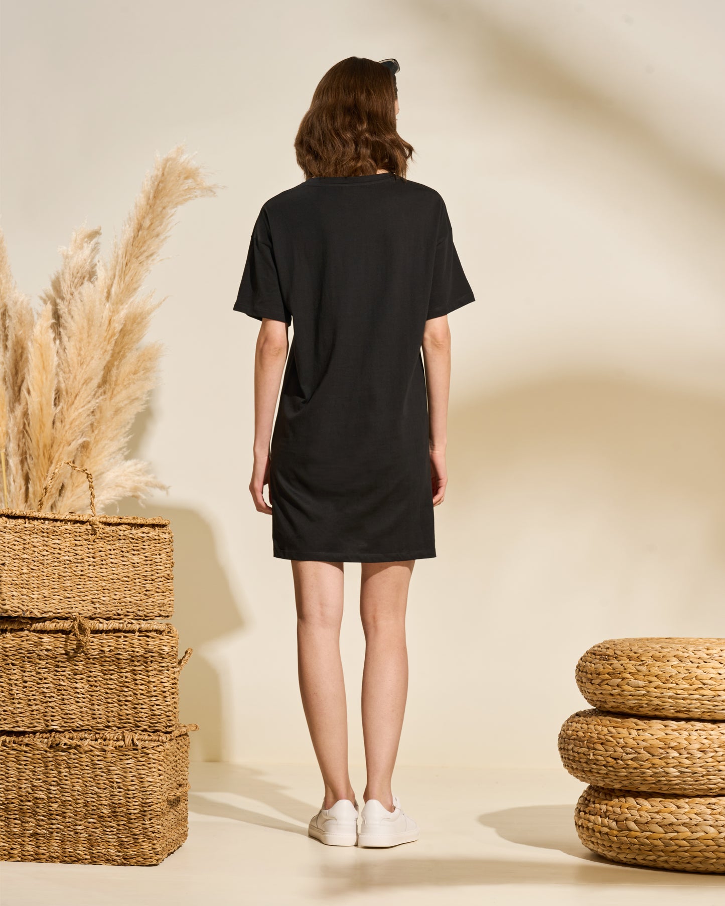 Logo Graphic Cotton T-Shirt Dress
