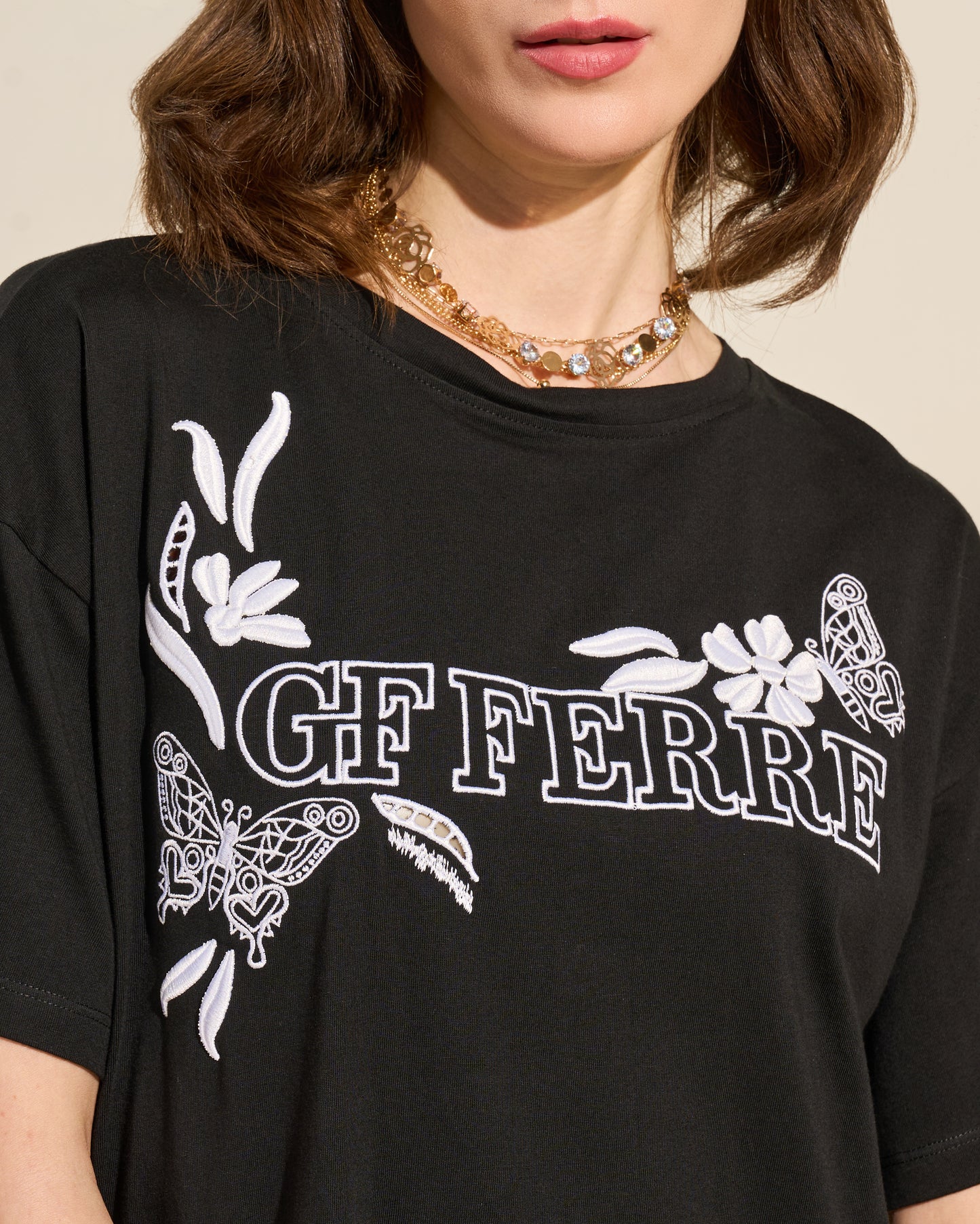 Logo Graphic Cotton T-Shirt Dress
