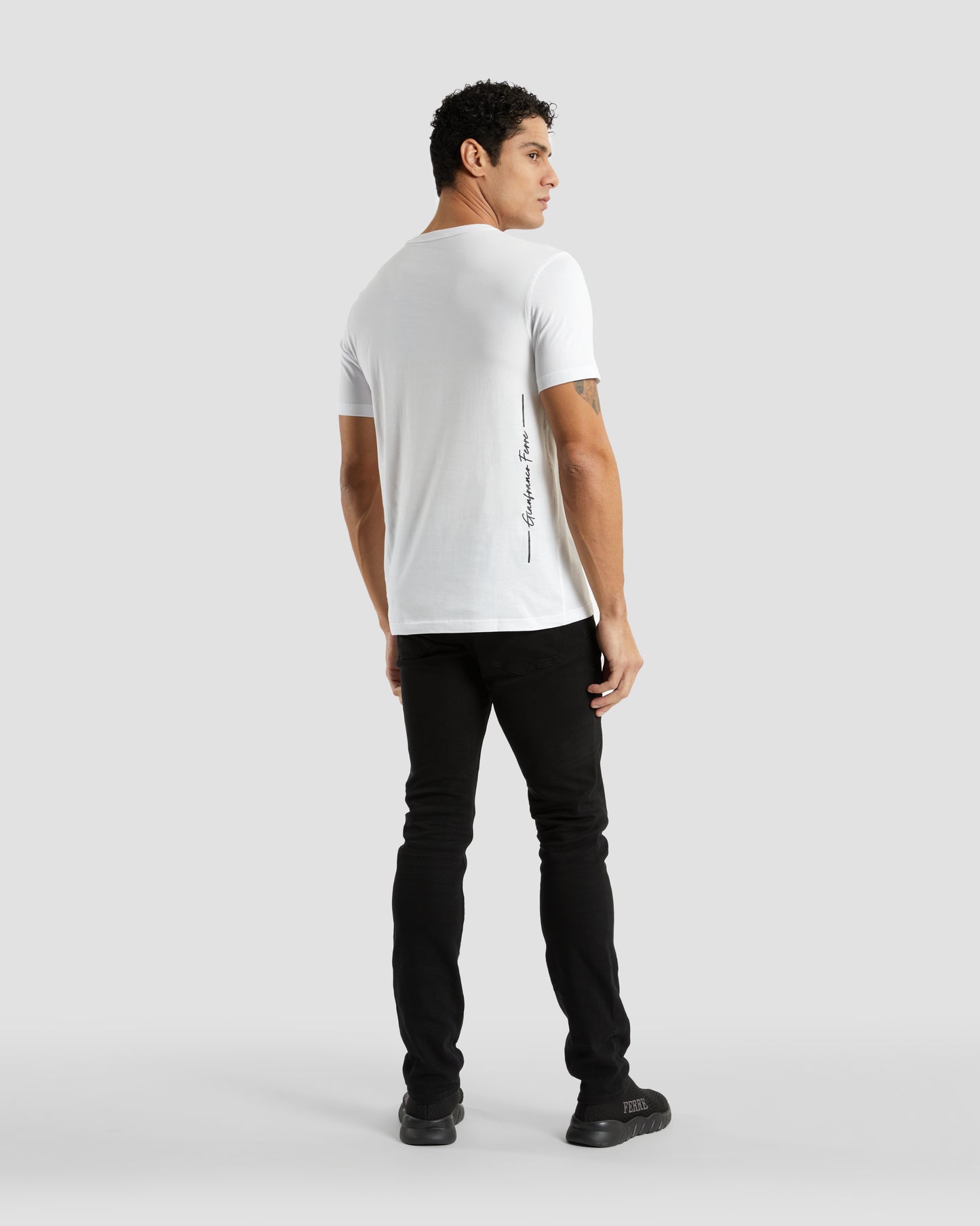 Script Brand Chest T-Shirt