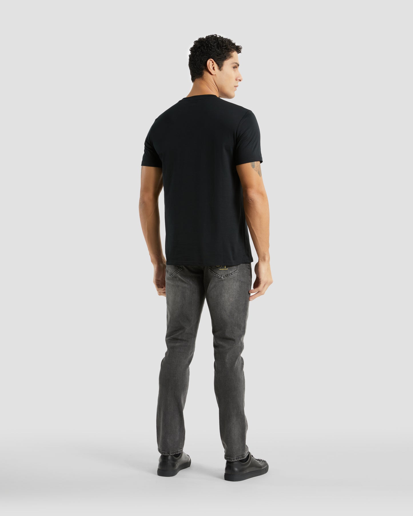 Tone-on-Tone Print T-Shirt