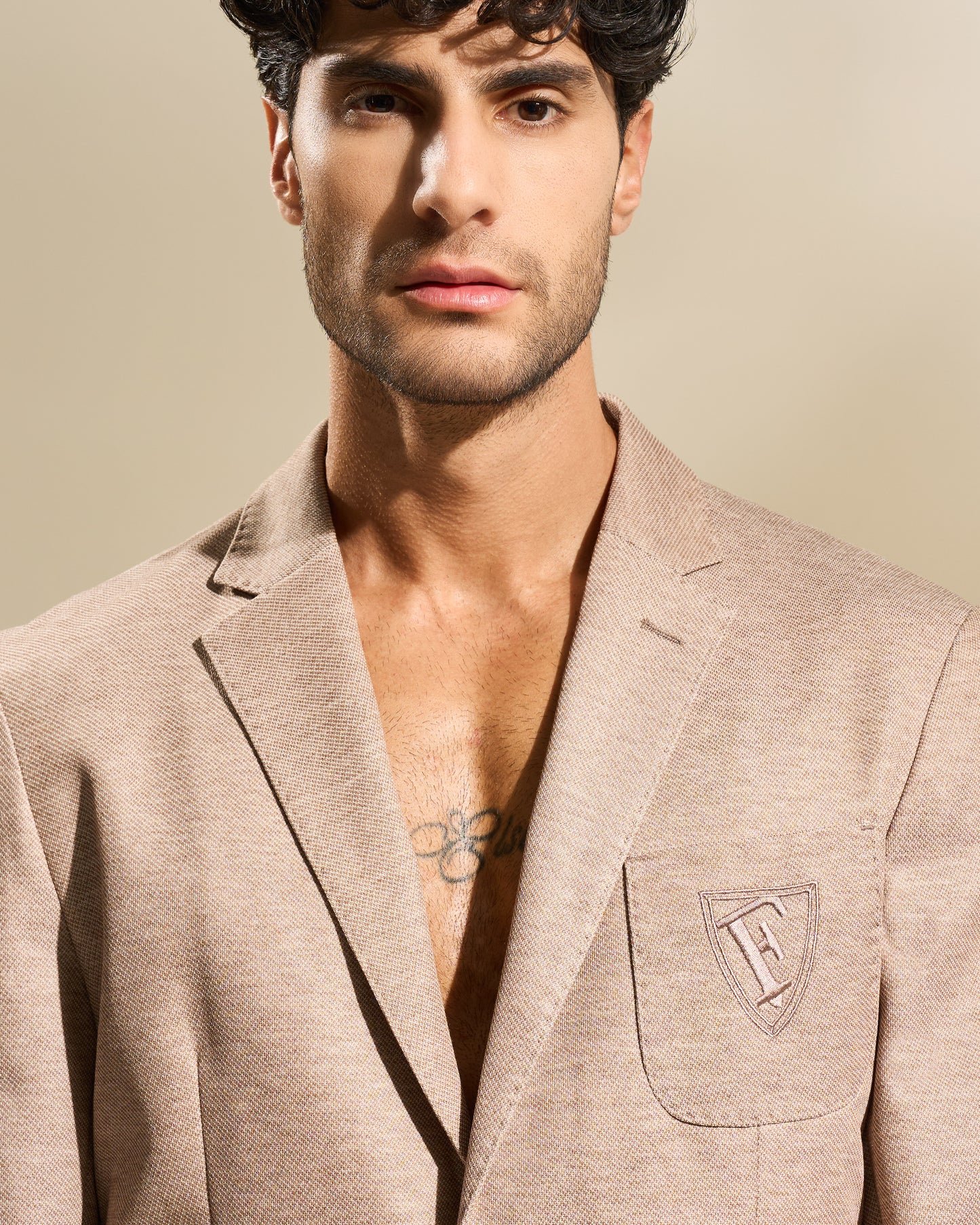 Embroidered Ferre Crest Signature Jacket