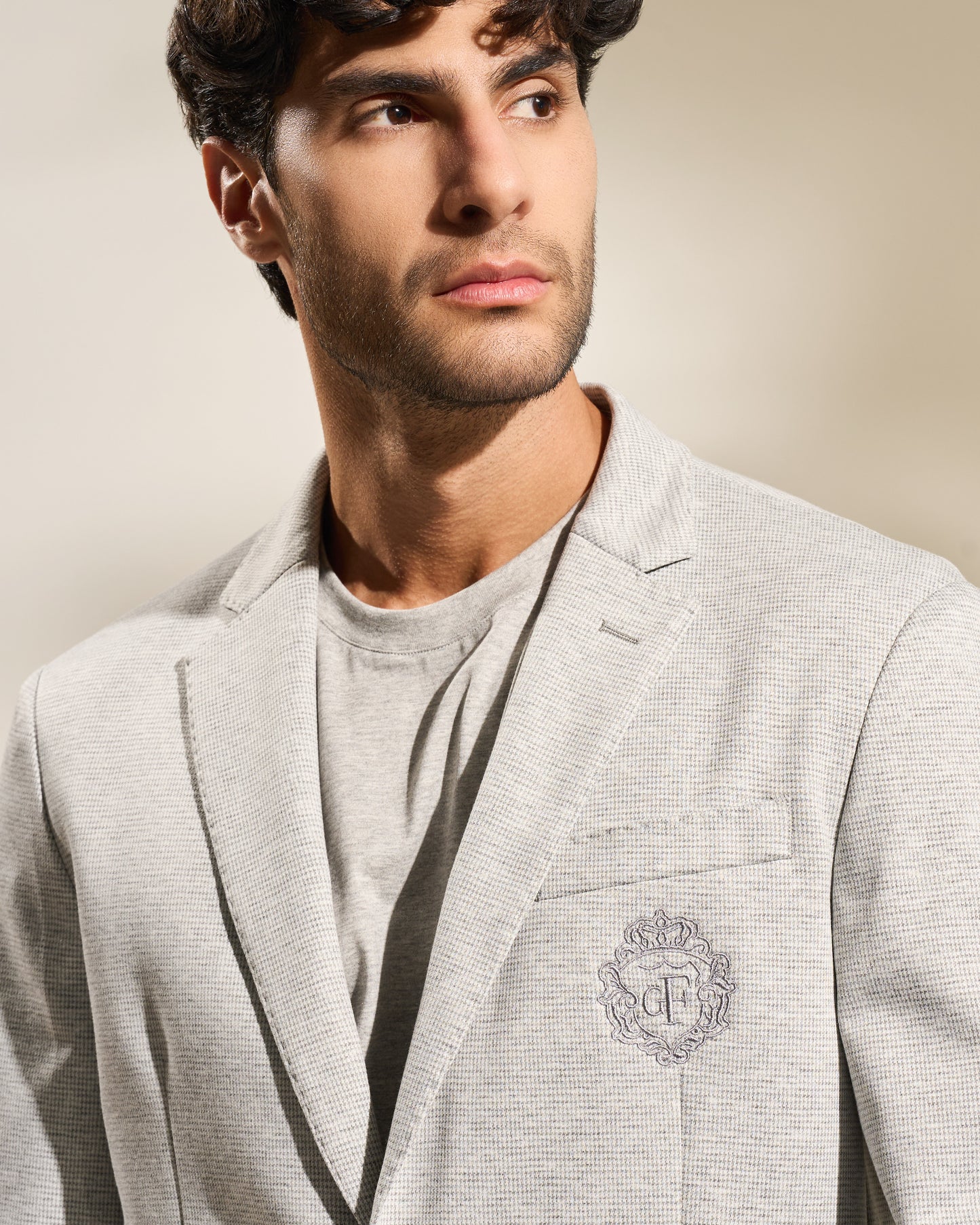 Embroidered Imperial Logo Casual Jacket