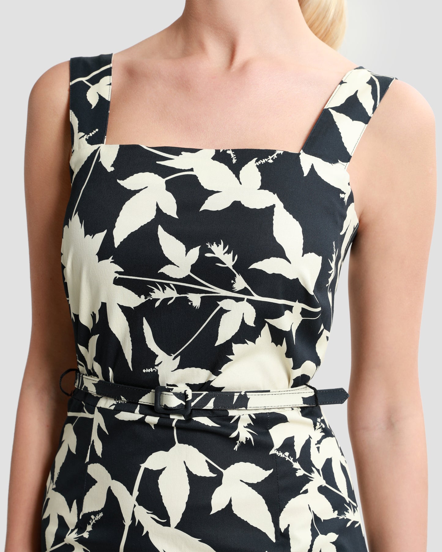 Flounce Bottom Print Dress