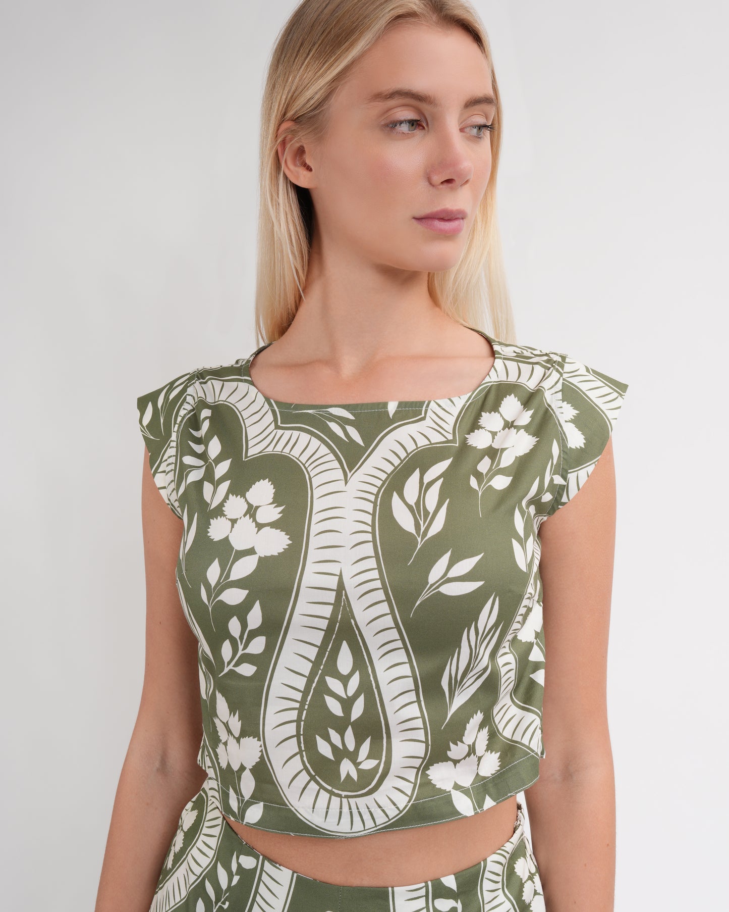 Paisley Print Top