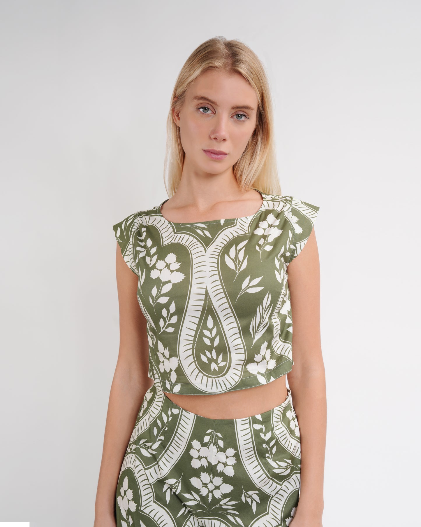 Paisley Print Top