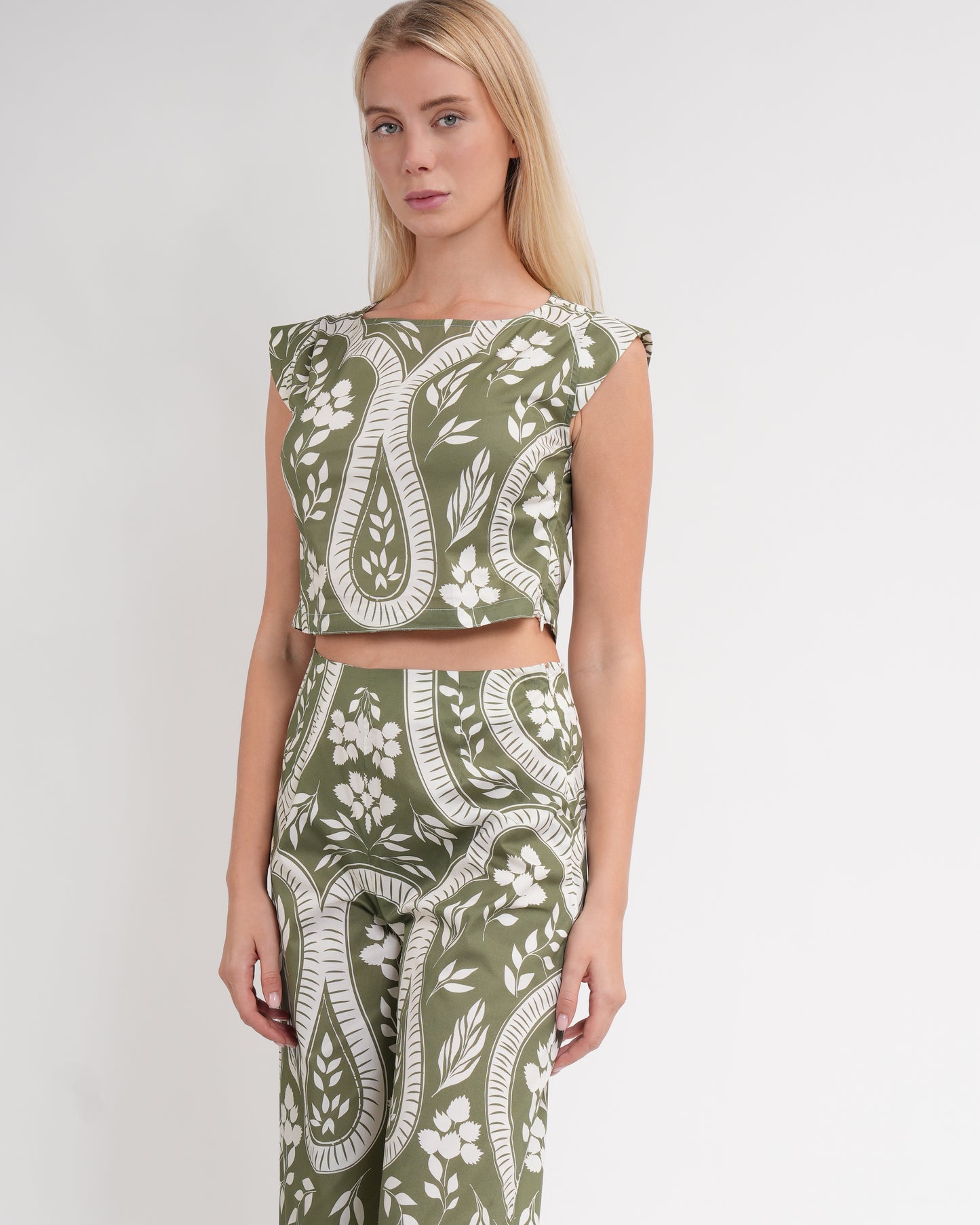 Paisley Print Top