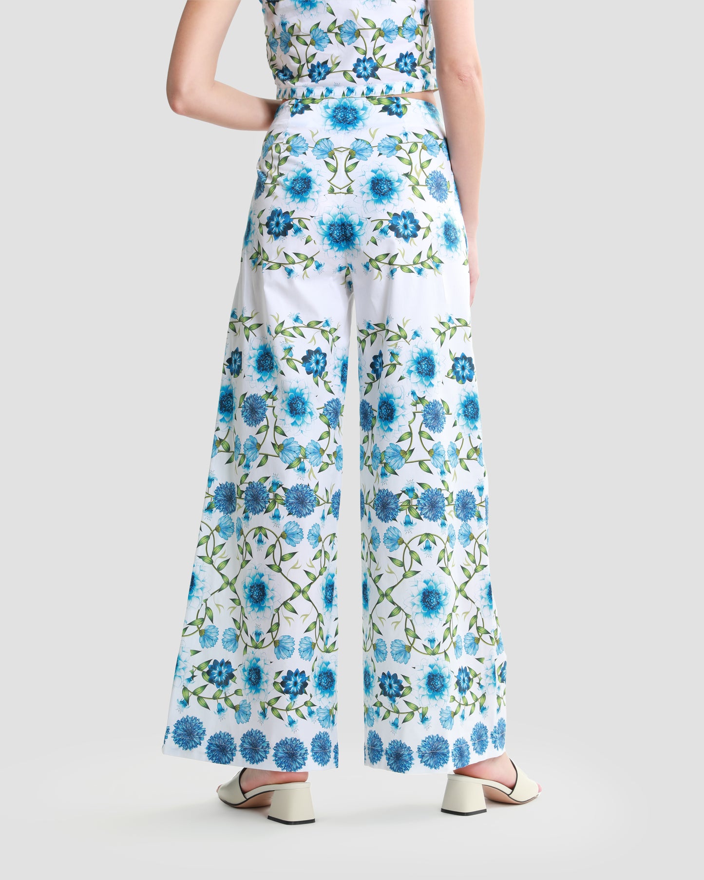 Floral Wide Leg Trouser
