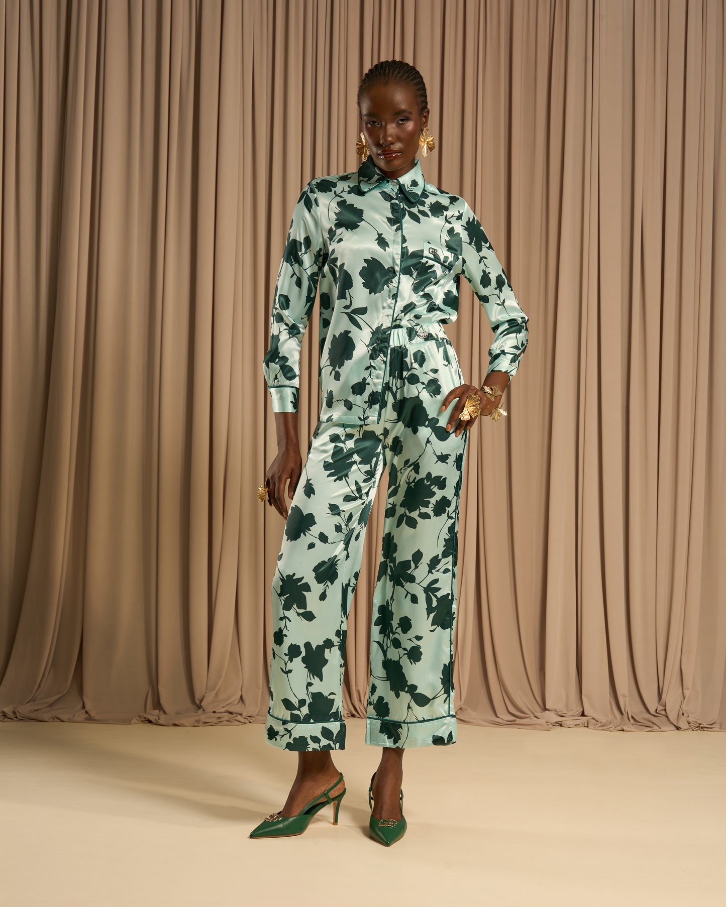 Floral Printed Pants