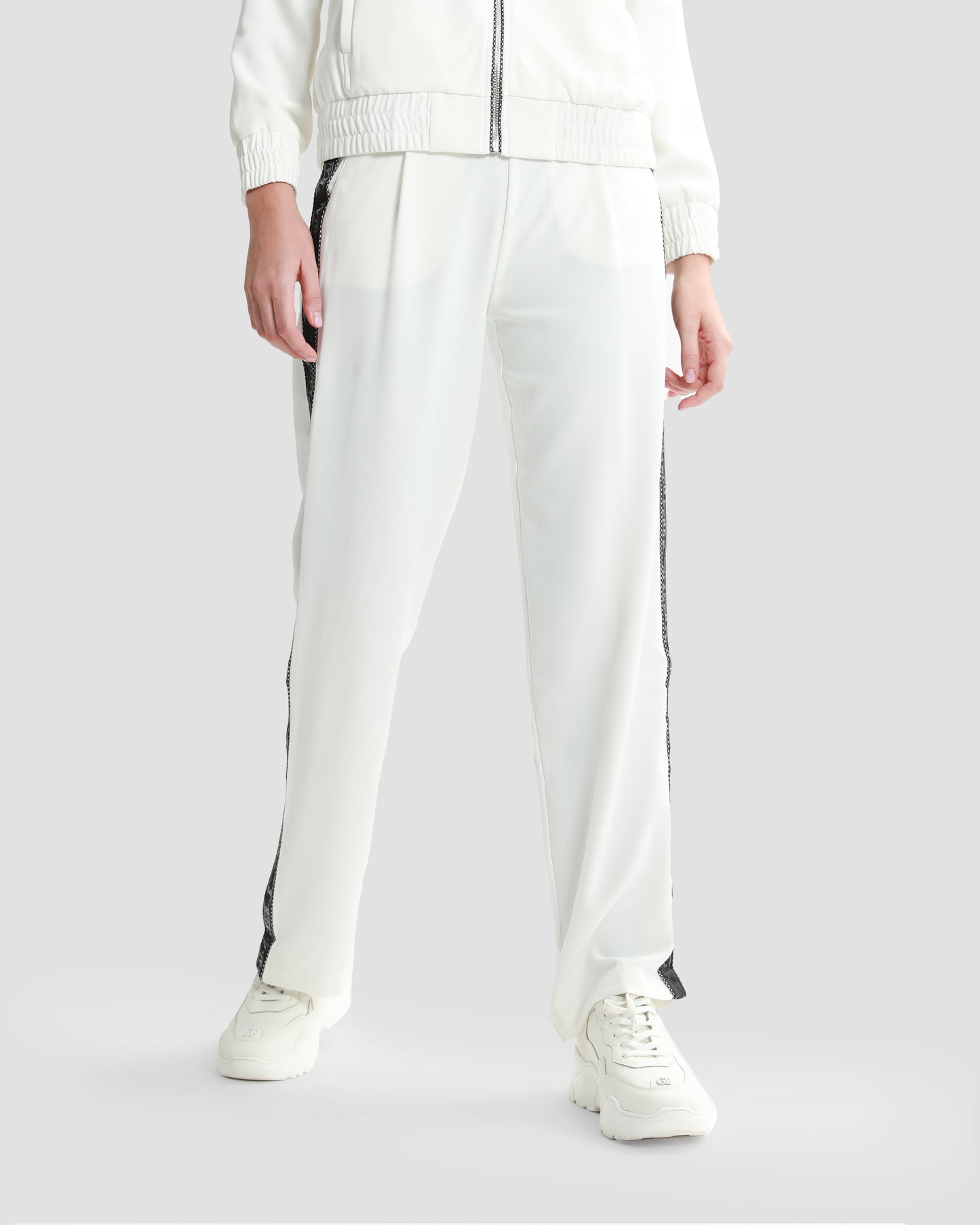 Logo Tape Wide Leg Trouser