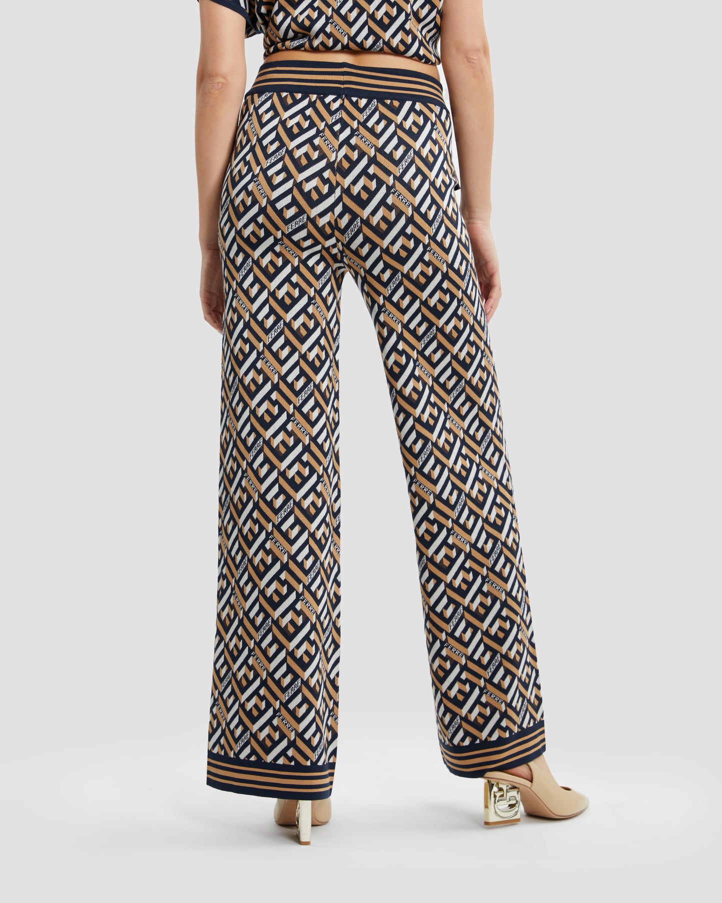 Monogram Flared Pants