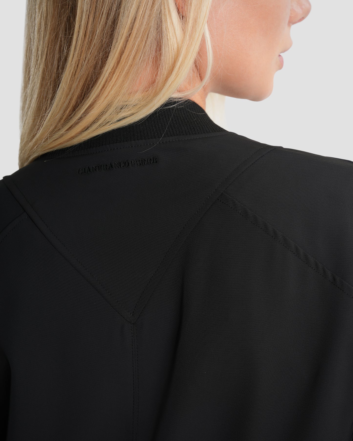 Button Slit Bomber Jacket