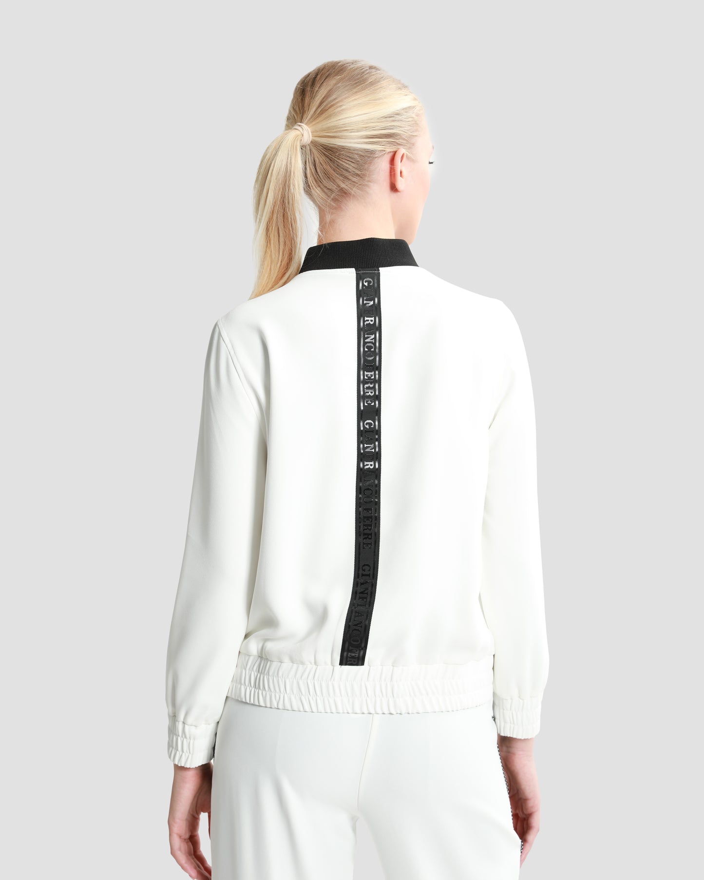 Logo Tape Bomber Jacket