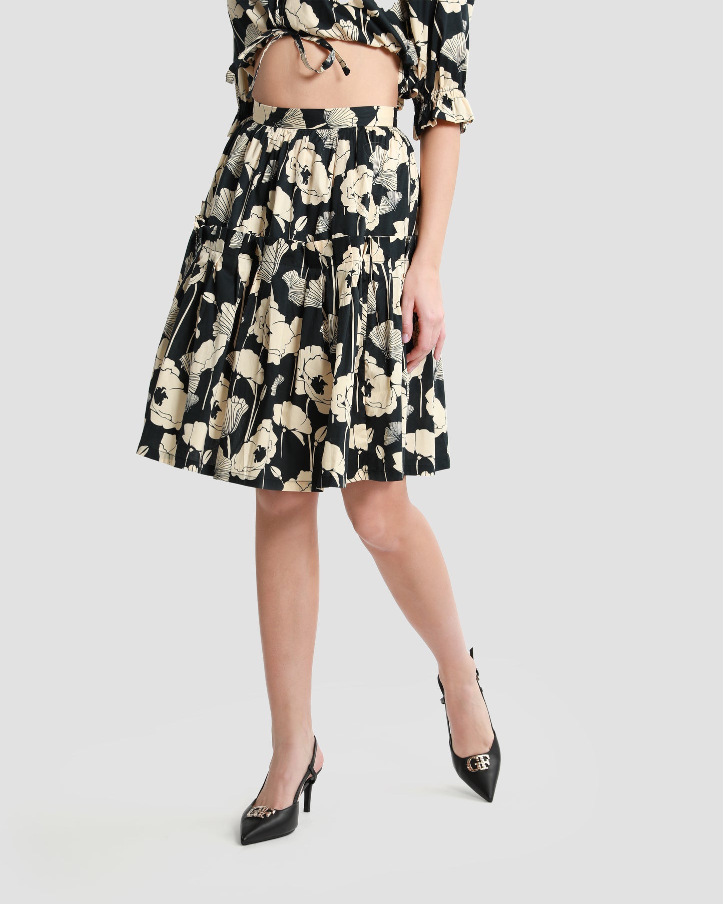 Poppy Floral Skirt