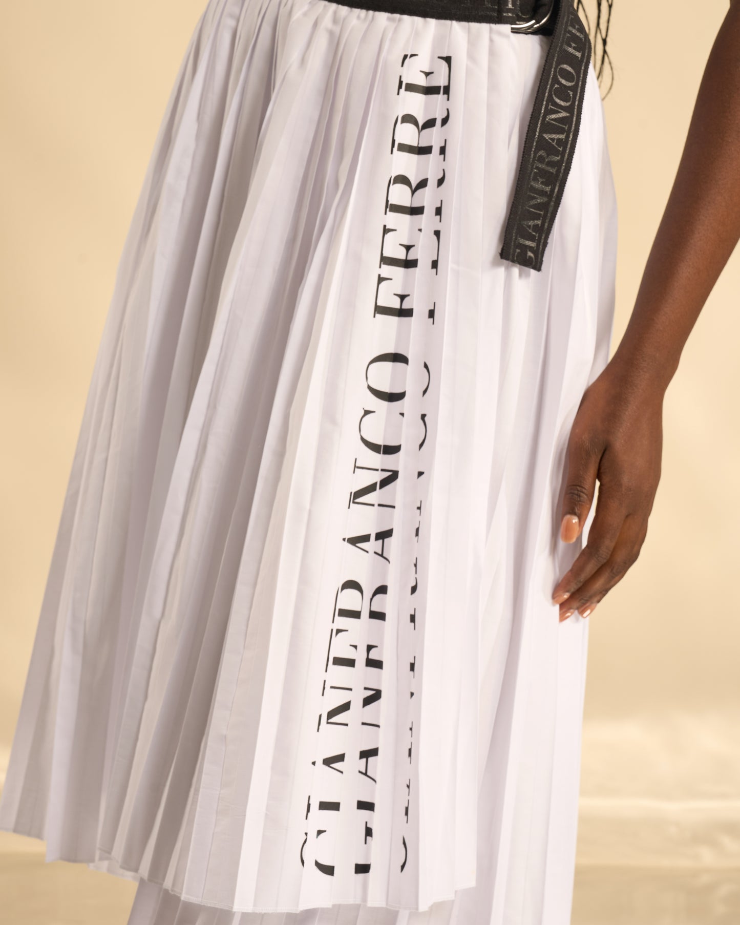 Asymmetrical Pleated Skirt