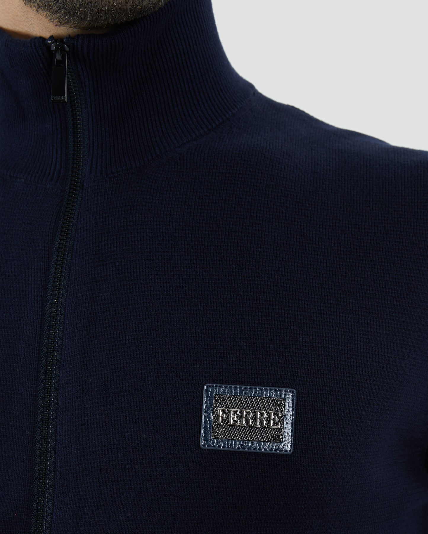 Logo Metal Patched Sweater