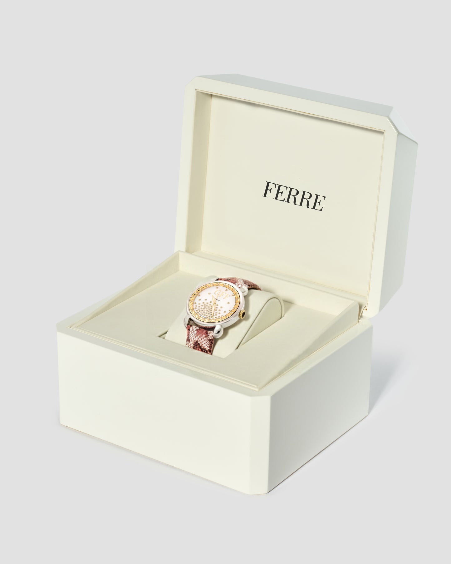 GFF Serpent Leather Strap Watch