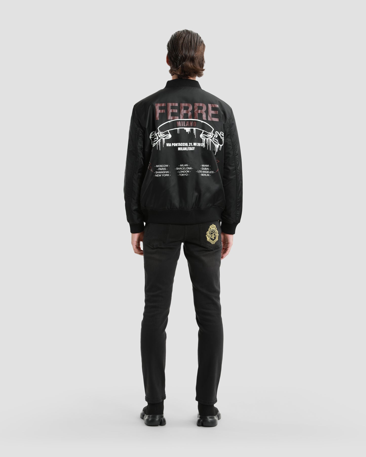 Printed Bomber Jacket
