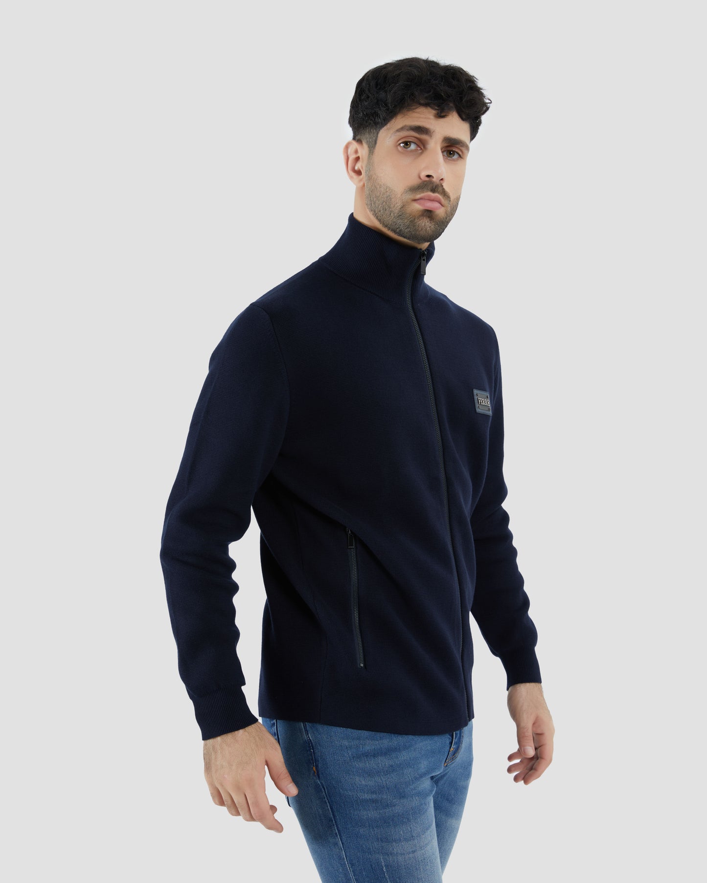 Logo Metal Patched Sweater