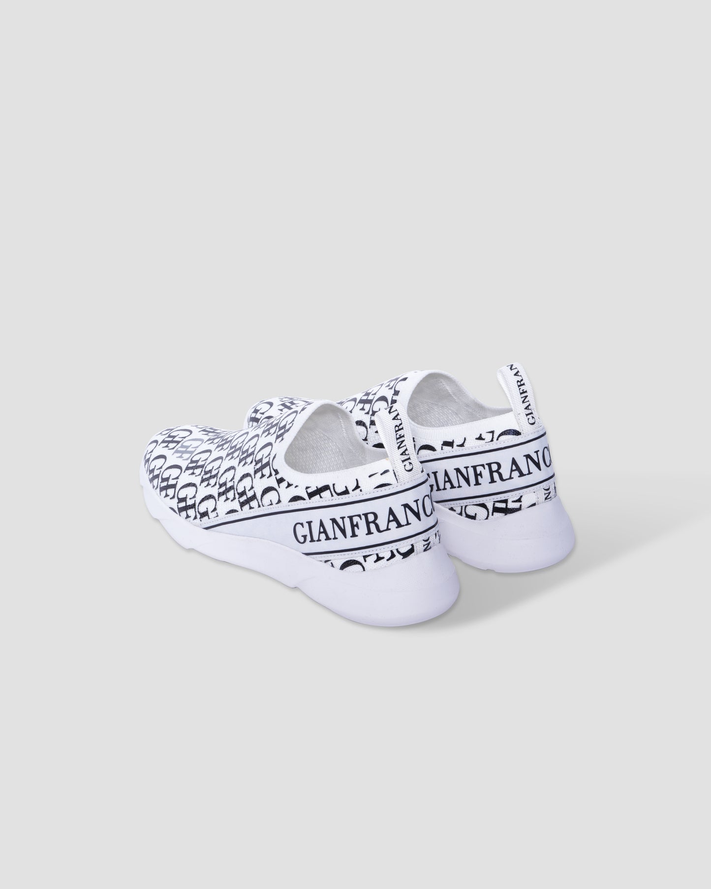 Monogram Low Top Knit Sneakers