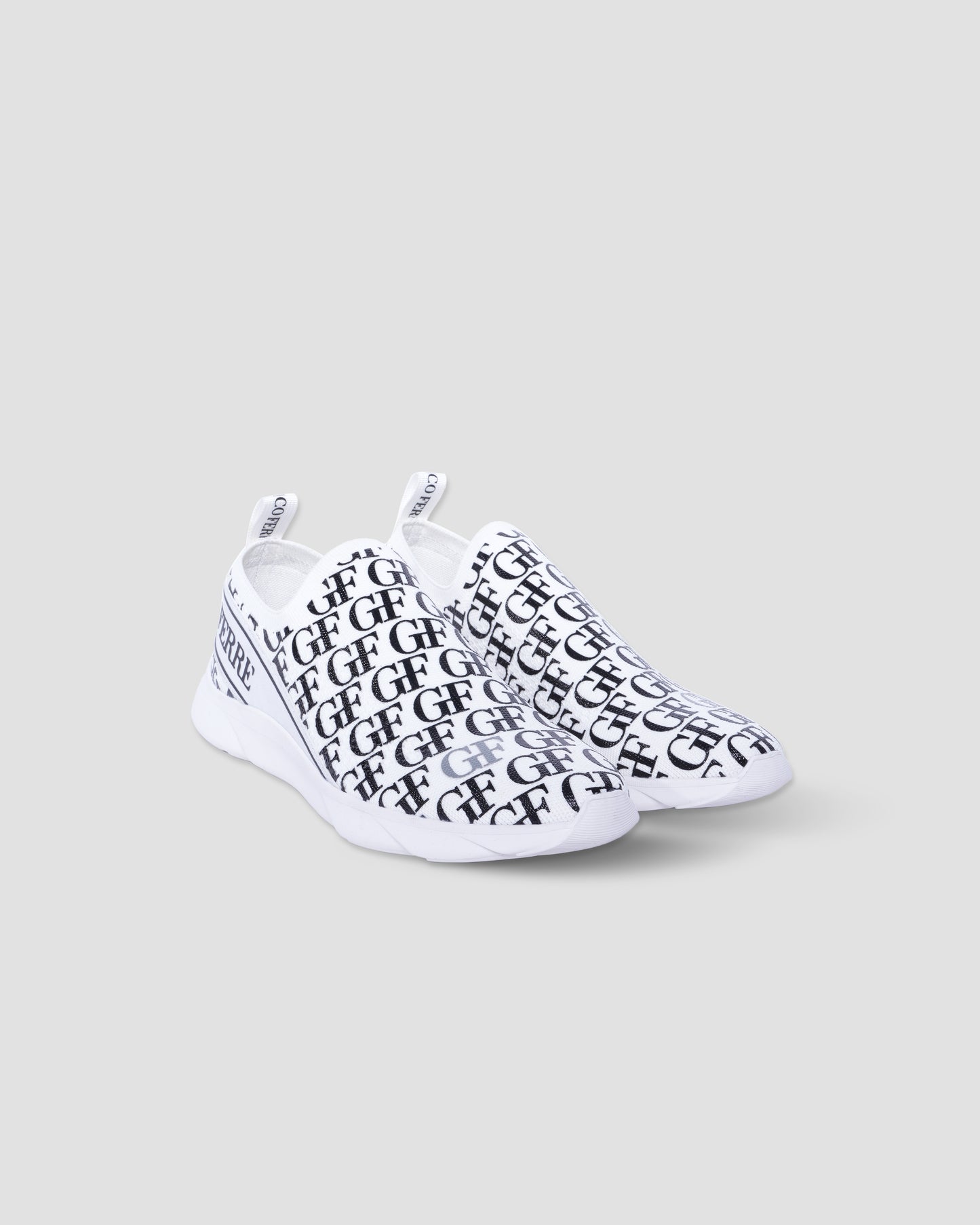 Monogram Low Top Knit Sneakers