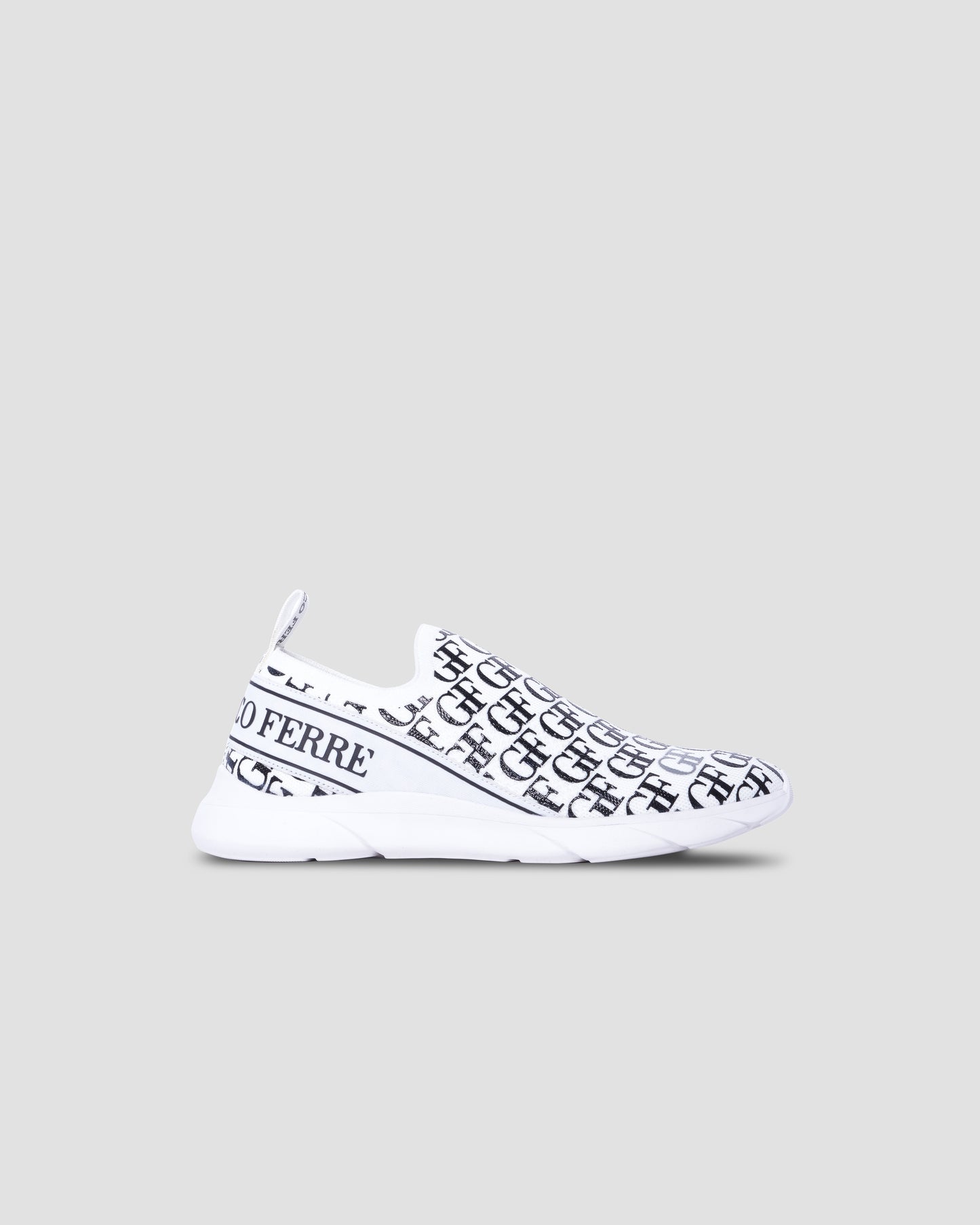 Monogram Low Top Knit Sneakers