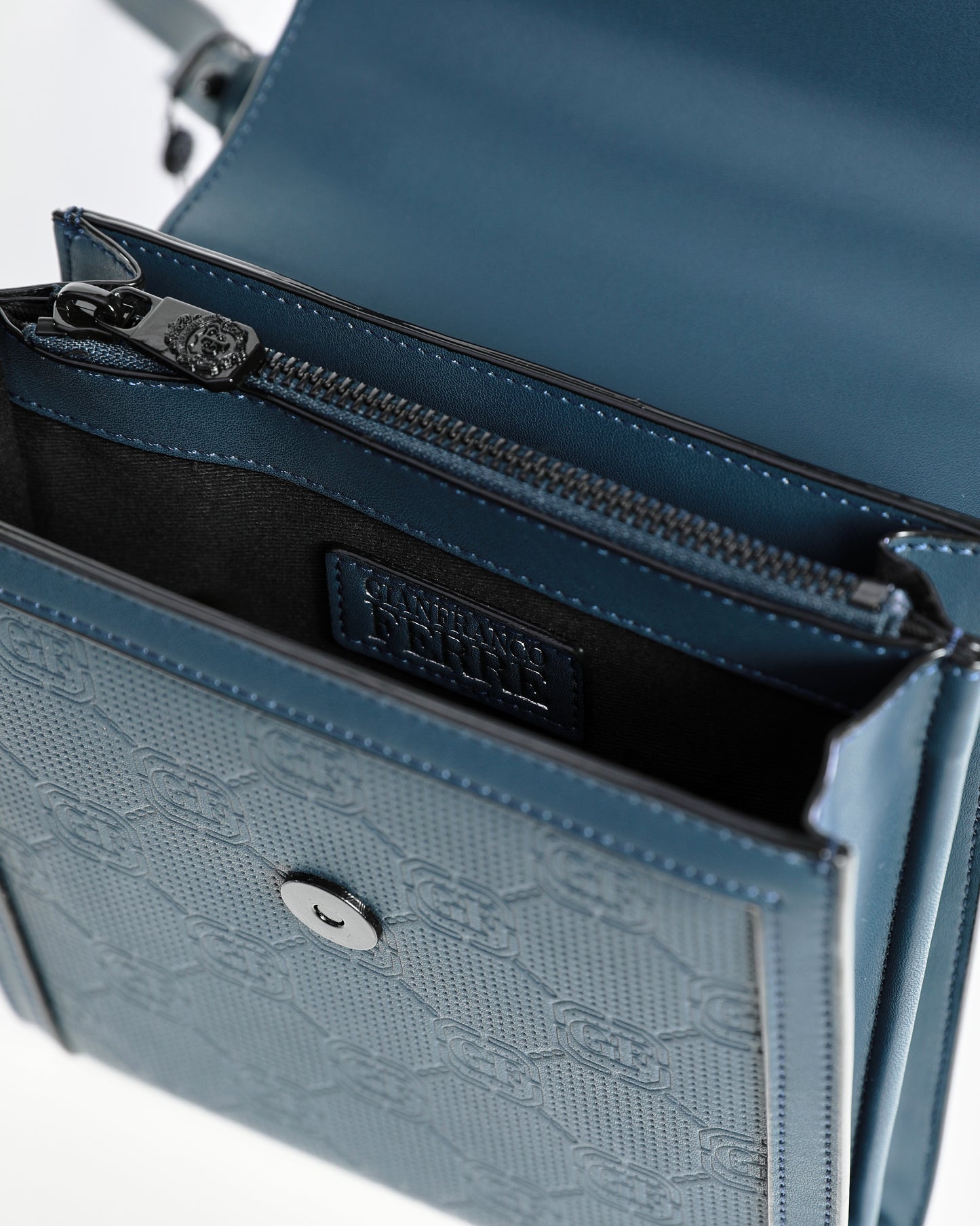 Debossed Monogram Crossbody Bag