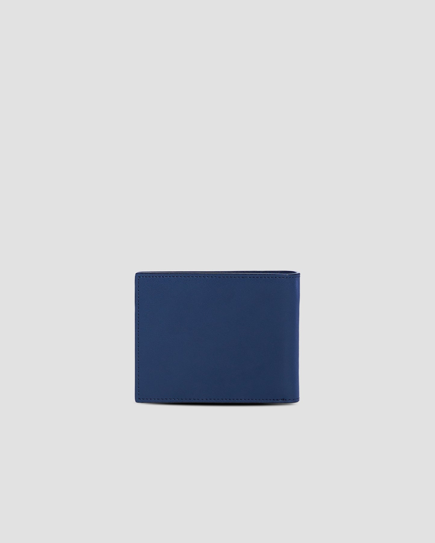 Brand Lettering Embellished Bifold Wallet - Three Slots