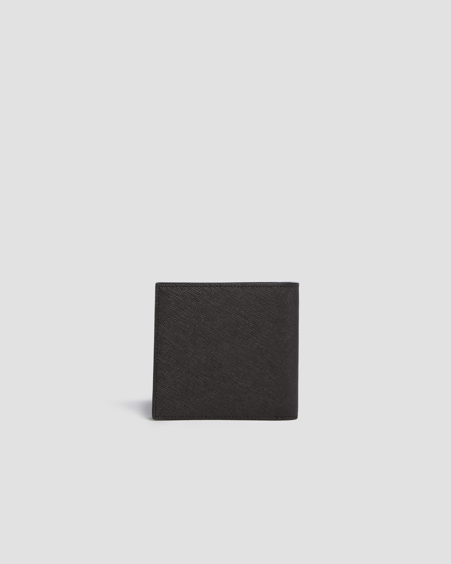 Monochrome Textured Bifold Wallet - Eight Slots