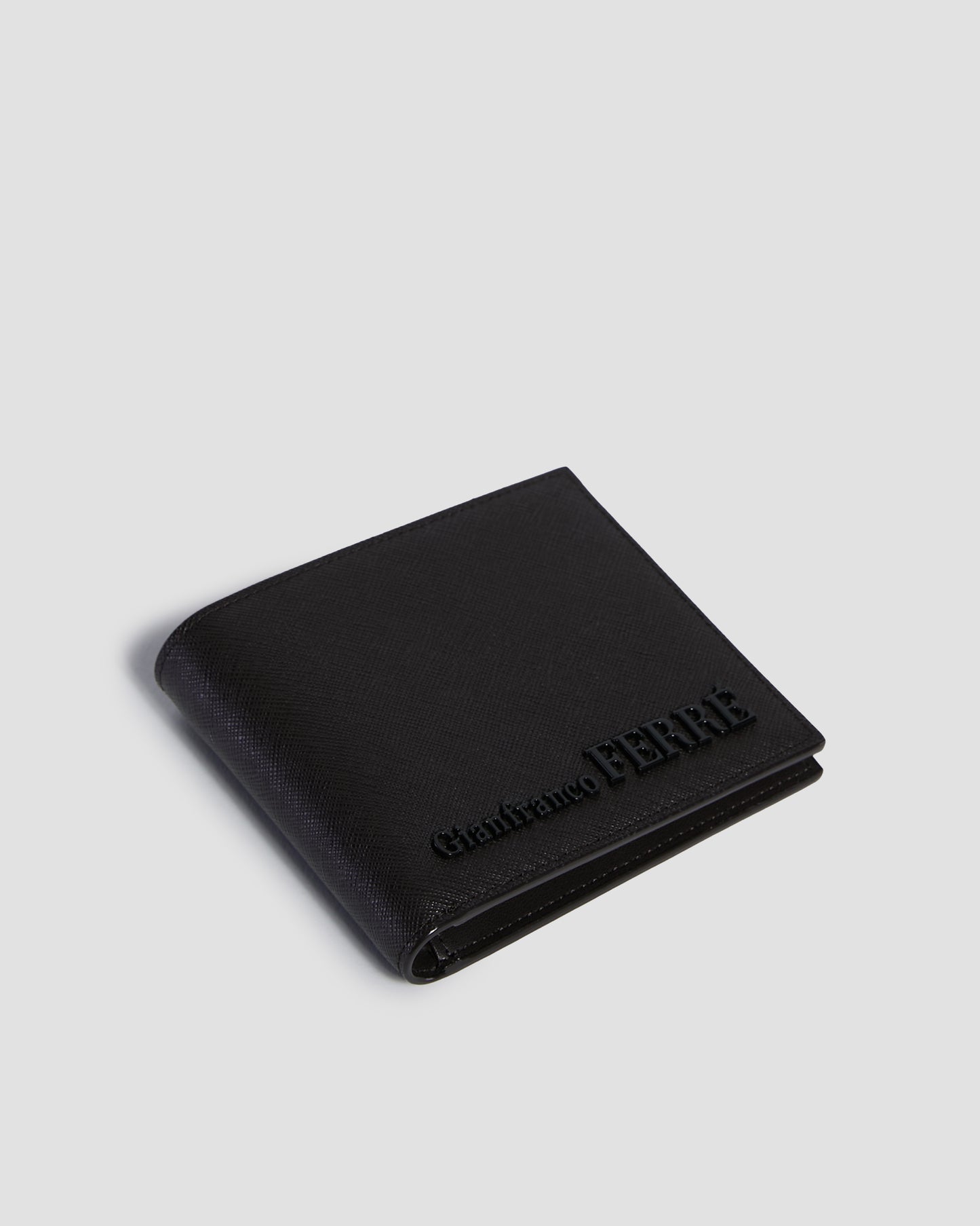 Embellished Textured Bifold Wallet - Six Slots