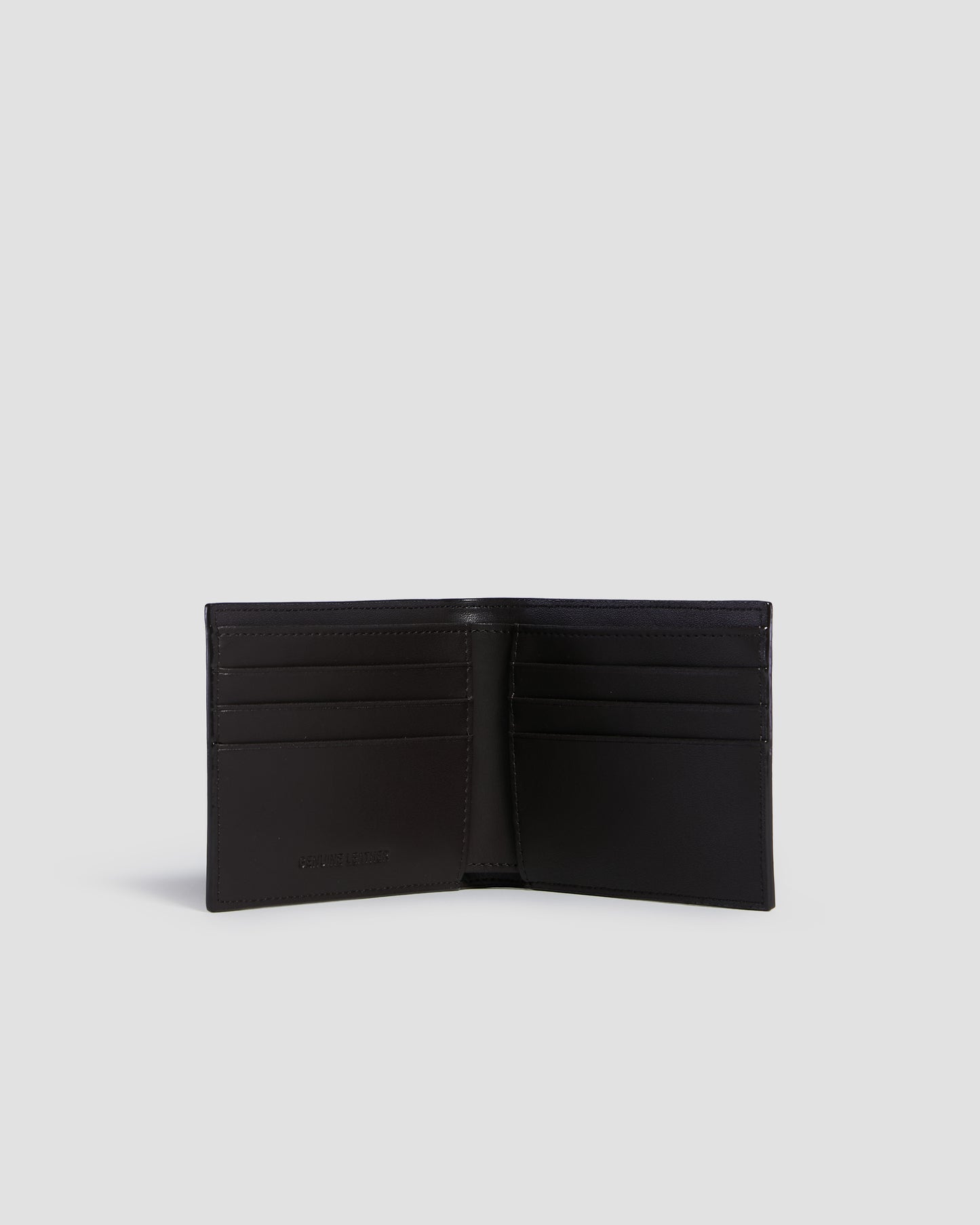 Embellished Textured Bifold Wallet - Six Slots