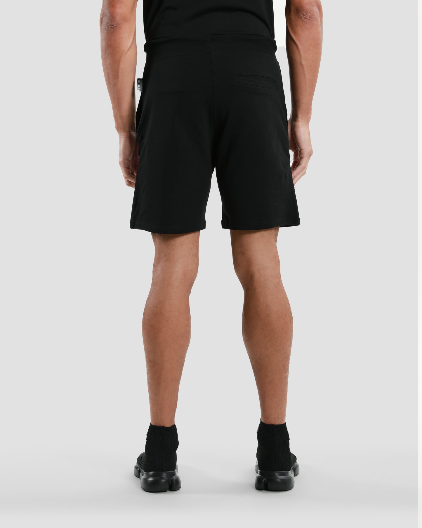 Metal Brand Embellished Track Shorts