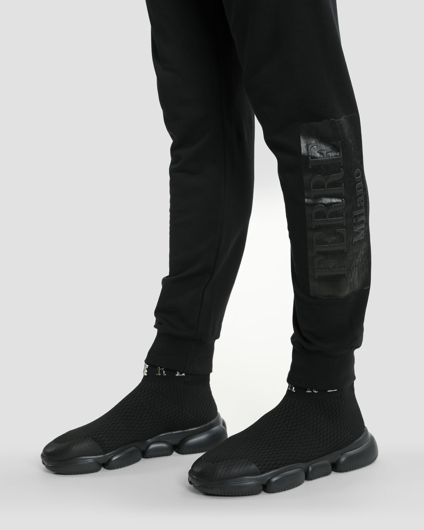 Brand Embossed Side Track Pants