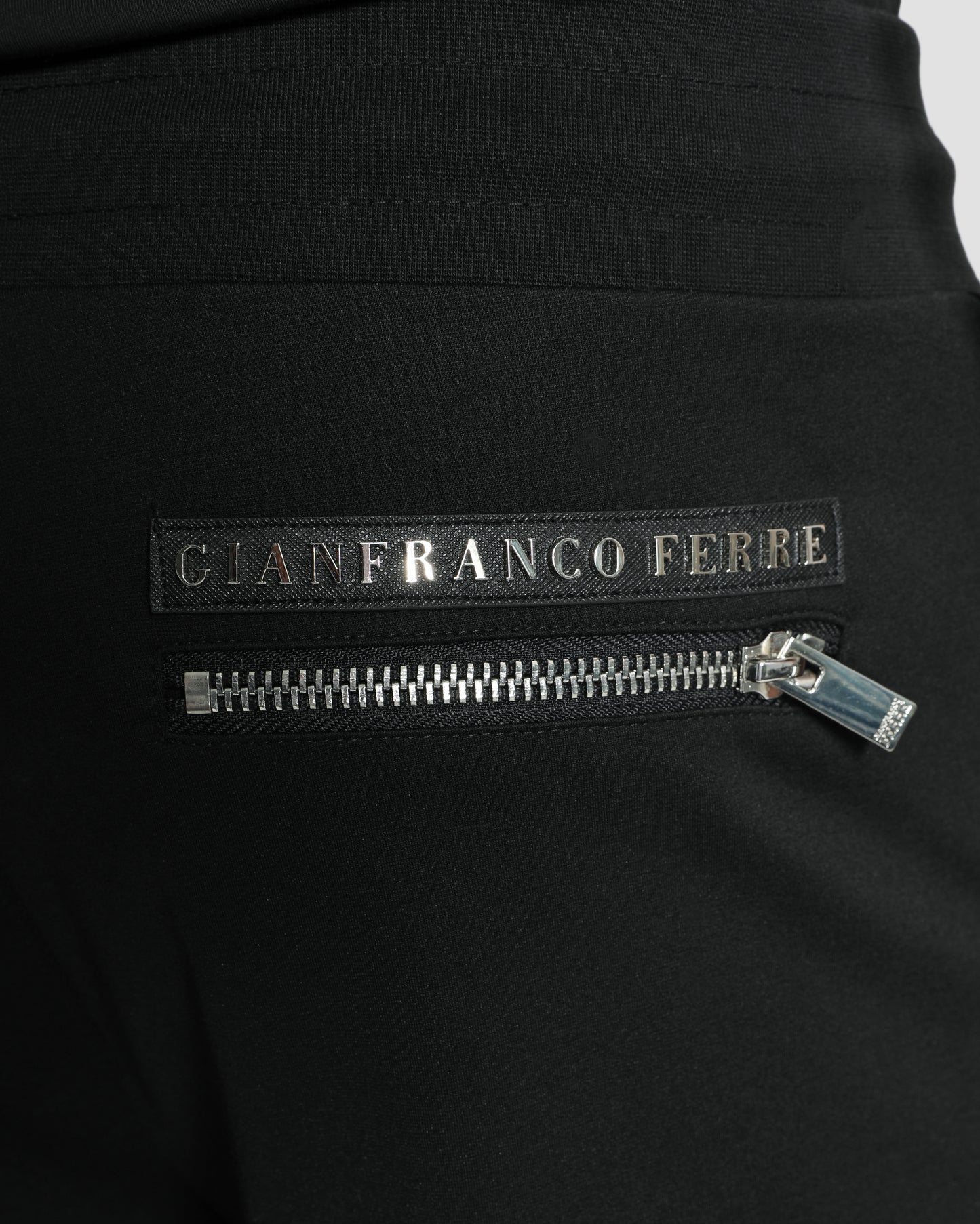 Leather Paneled Track Pants