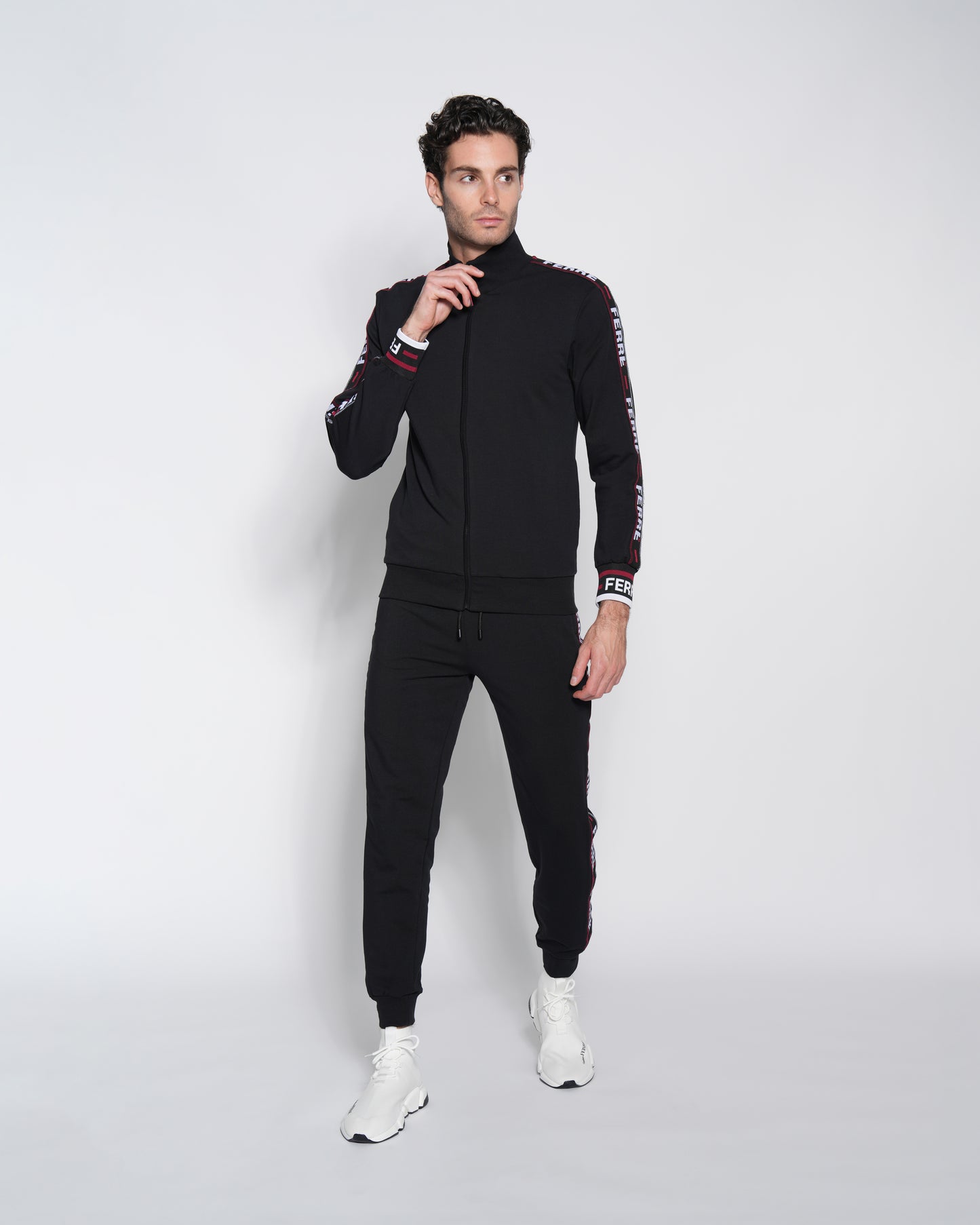 Contrast Logo Taping Track Pants