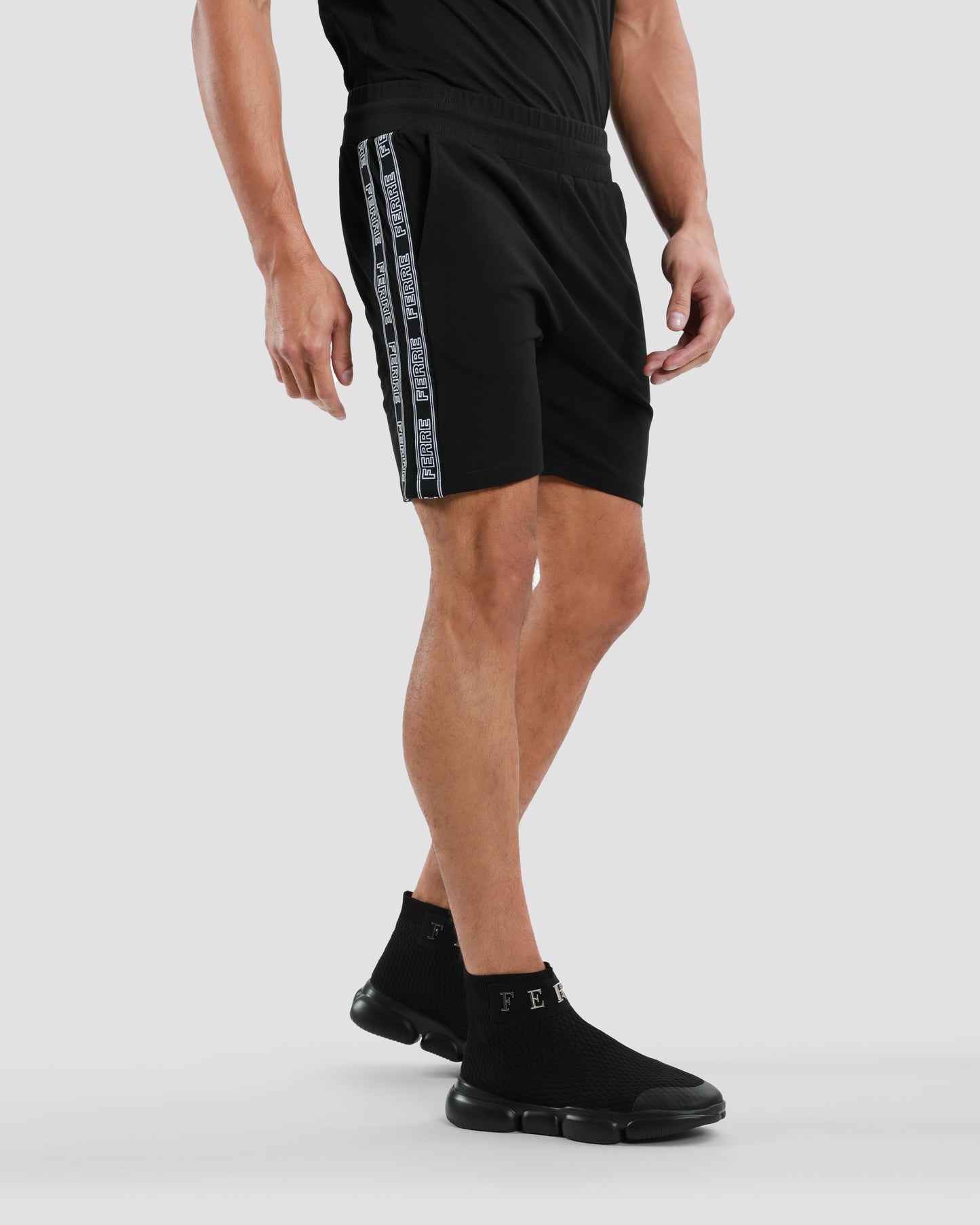 Logo Taper Track Shorts