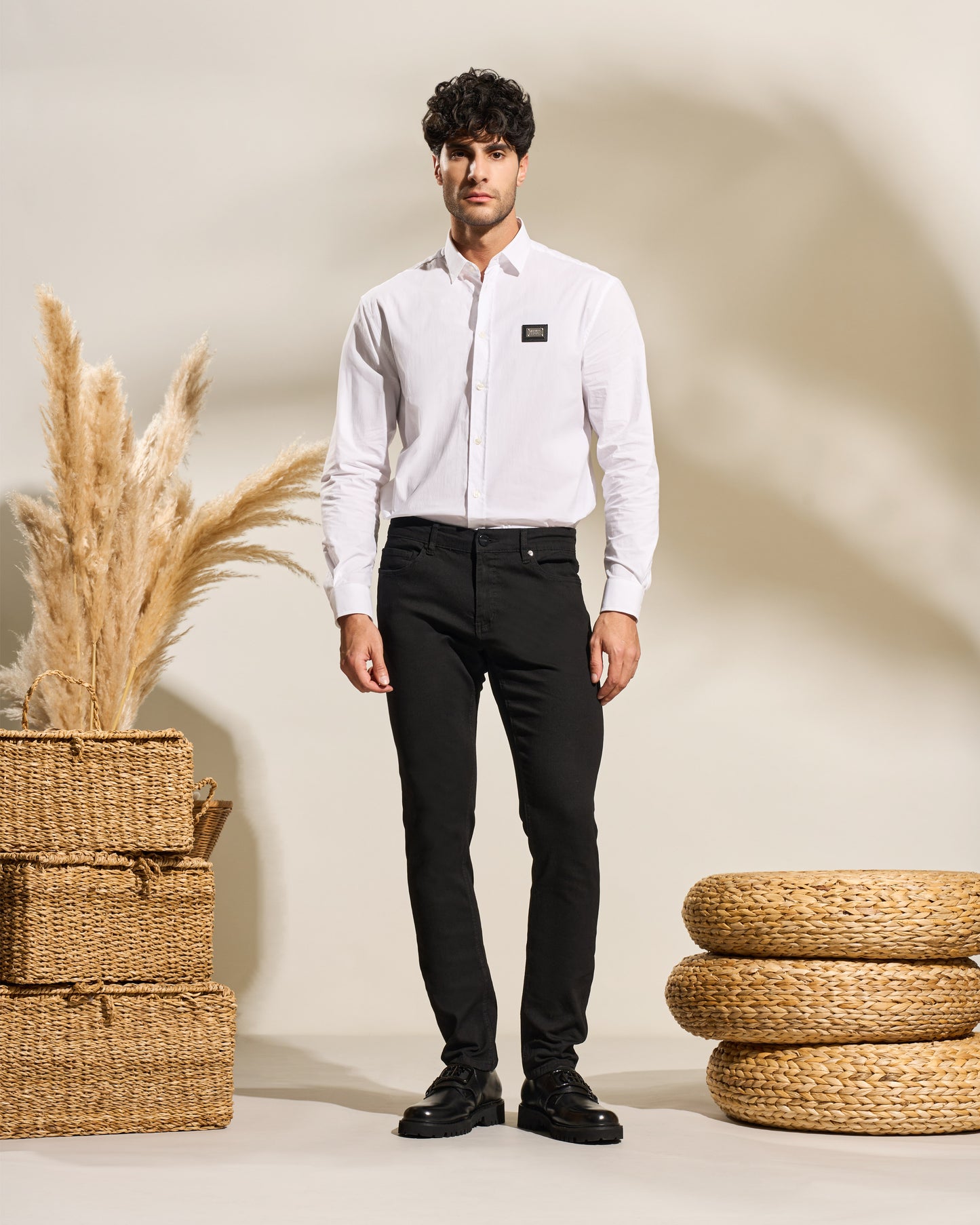 Slim Fit Black Denim Jeans