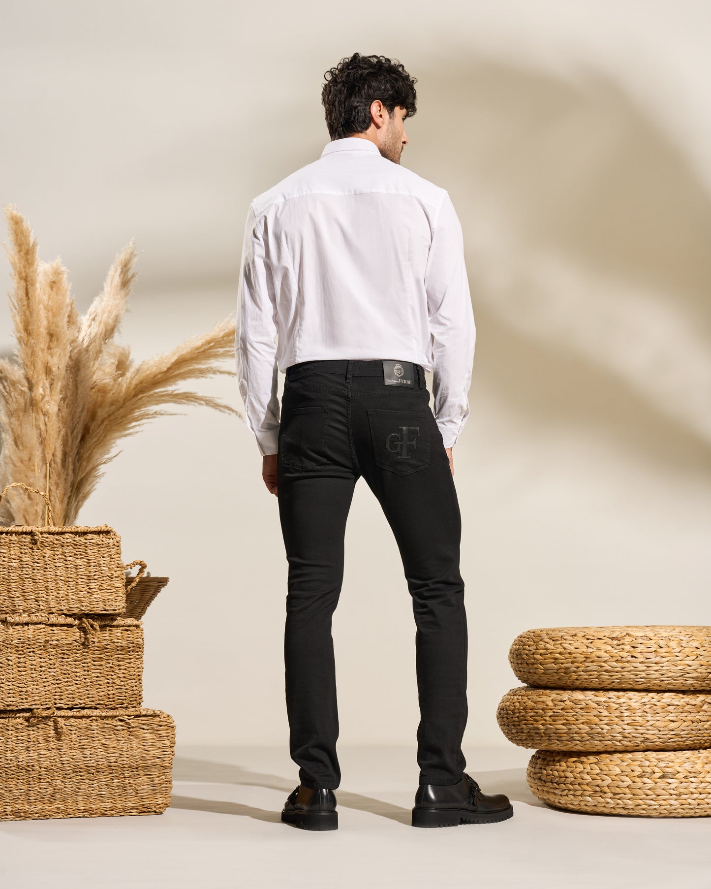 Slim Fit Black Denim Jeans