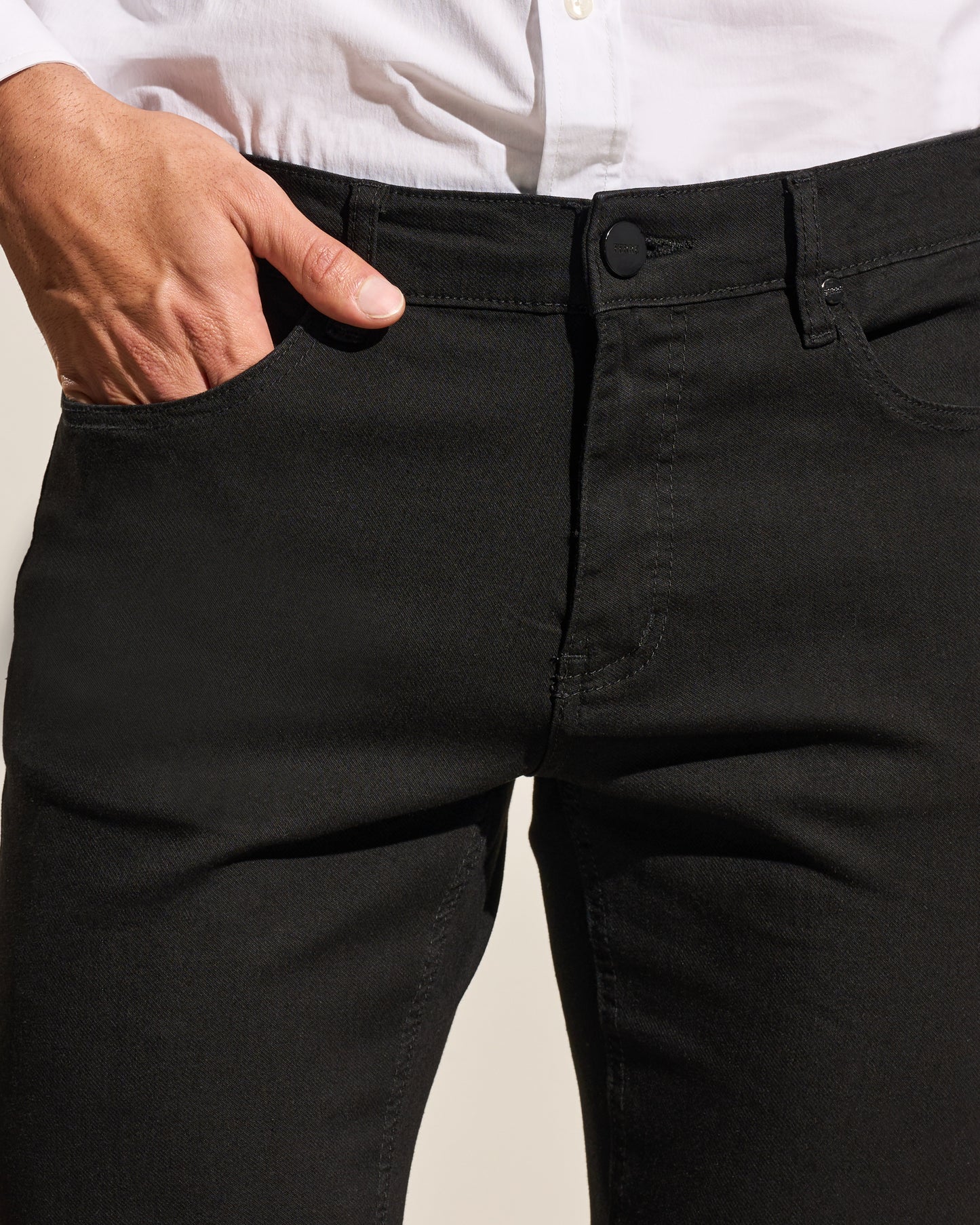 Slim Fit Black Denim Jeans