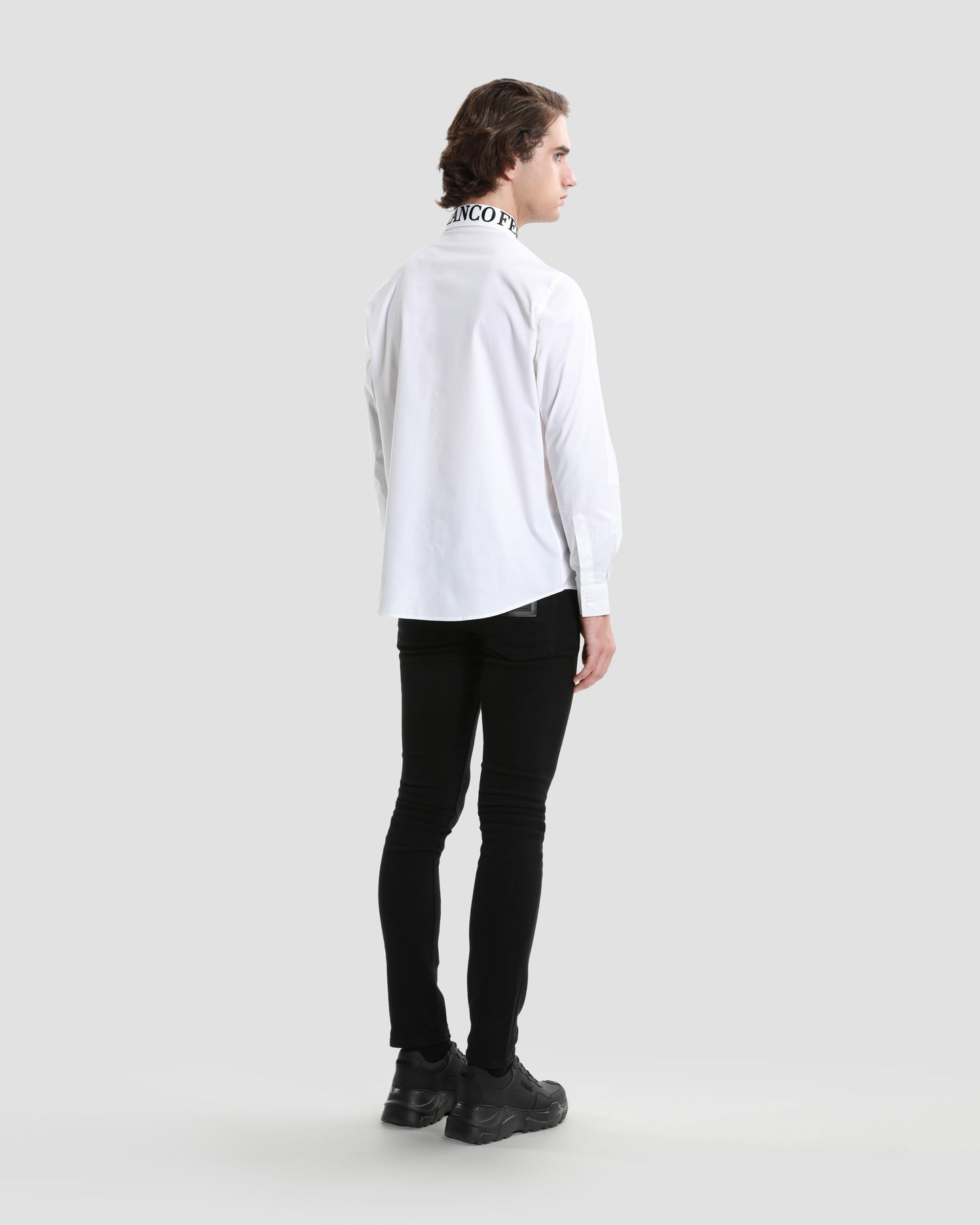 Embroidered Collar Shirt