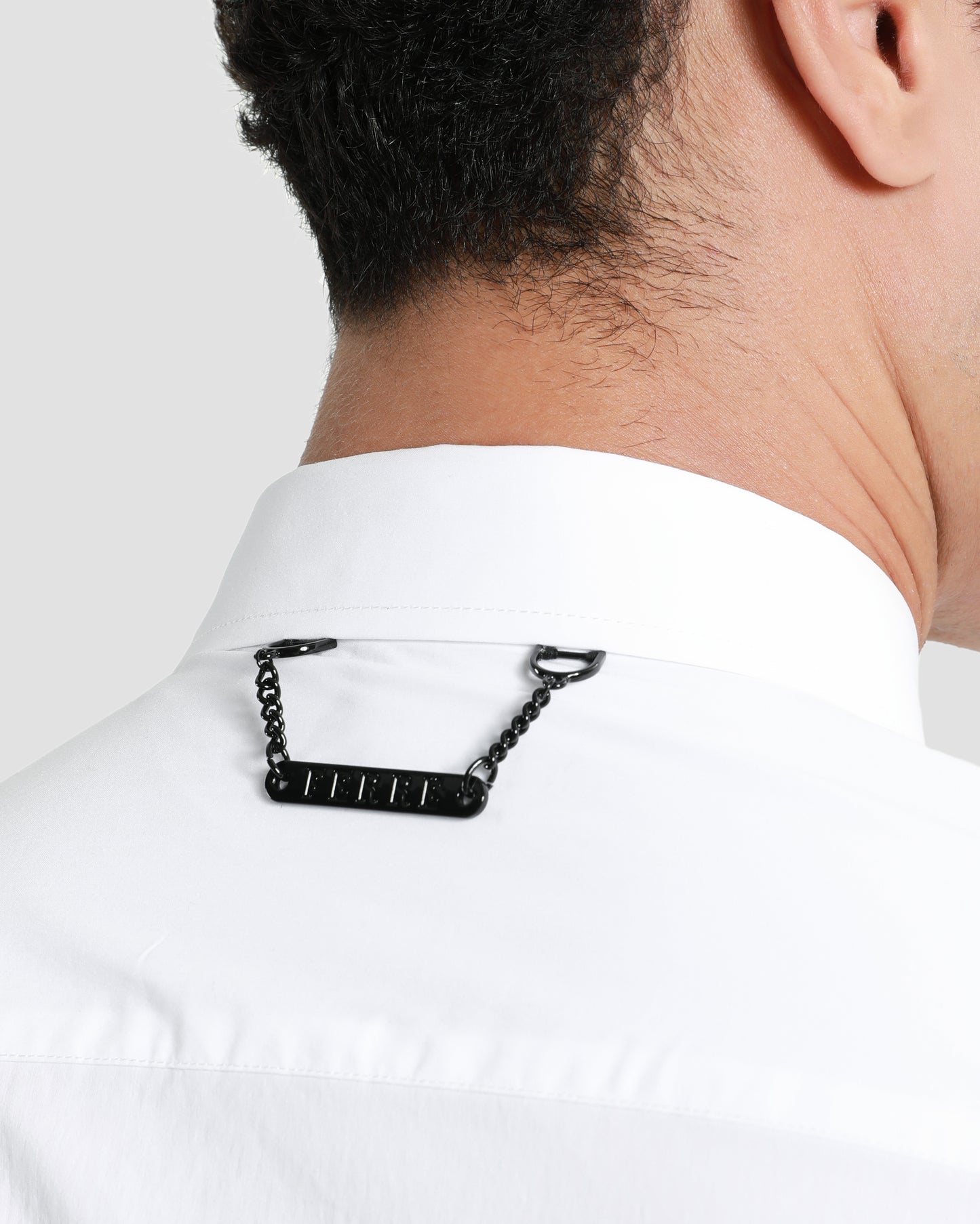 Brand Tapered Chest Pocket Shirt