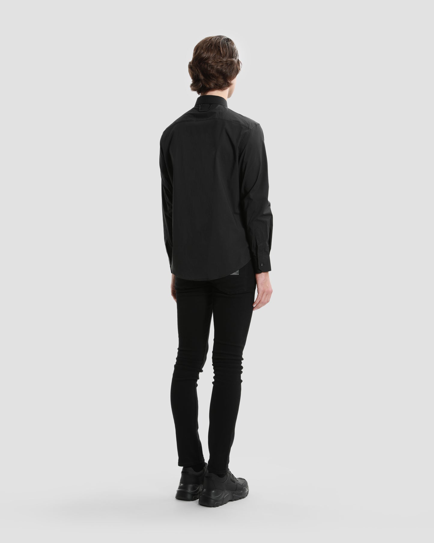 Brand Tapered Chest Pocket Shirt